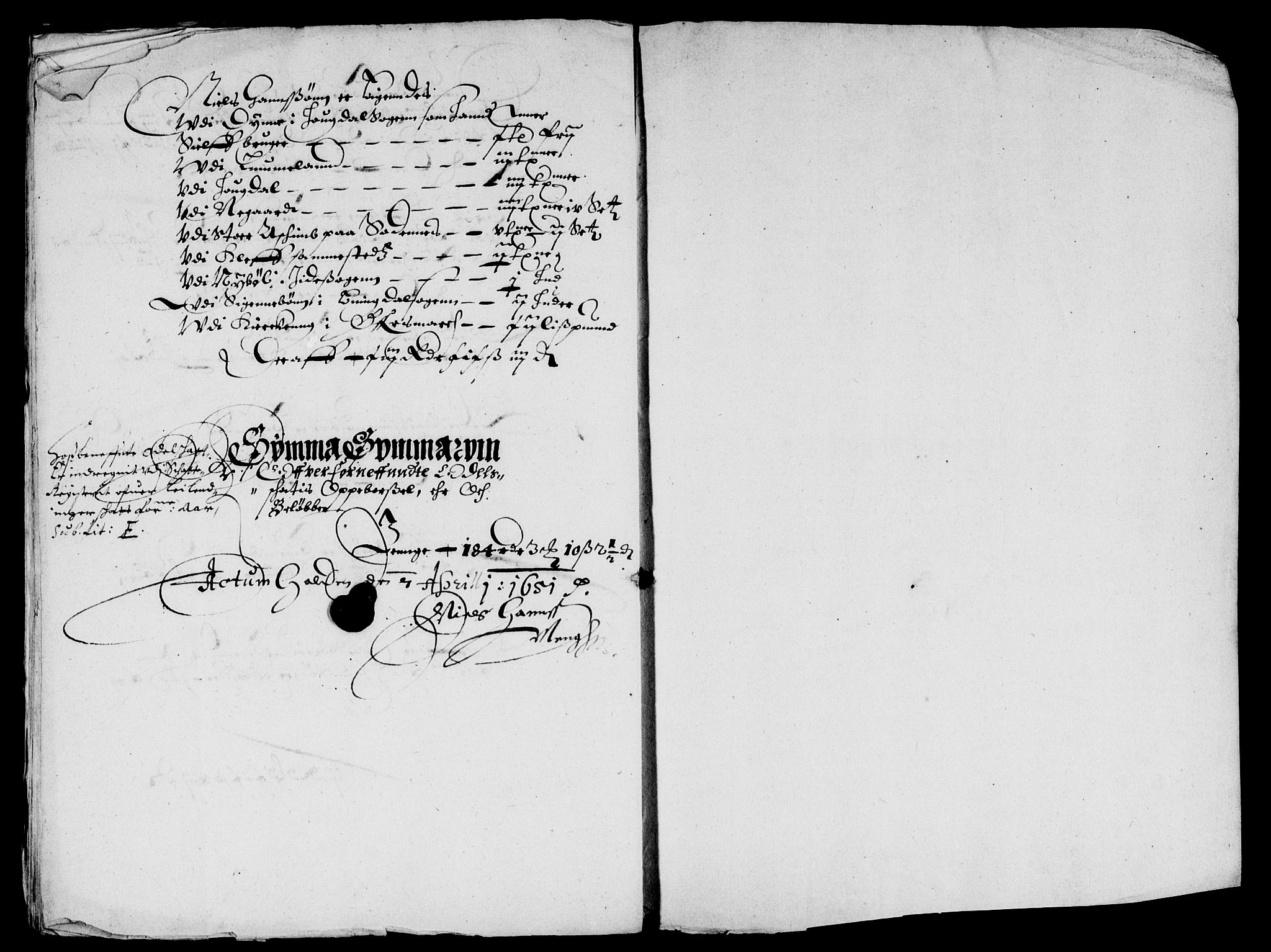 Rentekammeret inntil 1814, Reviderte regnskaper, Lensregnskaper, AV/RA-EA-5023/R/Rb/Rbb/L0006: Idd og Marker len, 1650-1656