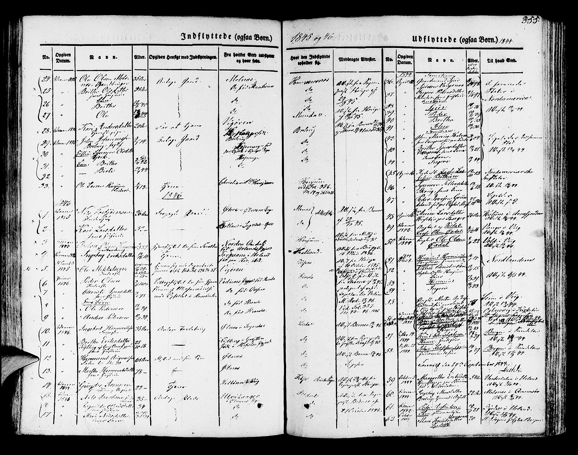 Leikanger sokneprestembete, SAB/A-81001: Parish register (official) no. A 7, 1838-1851, p. 355