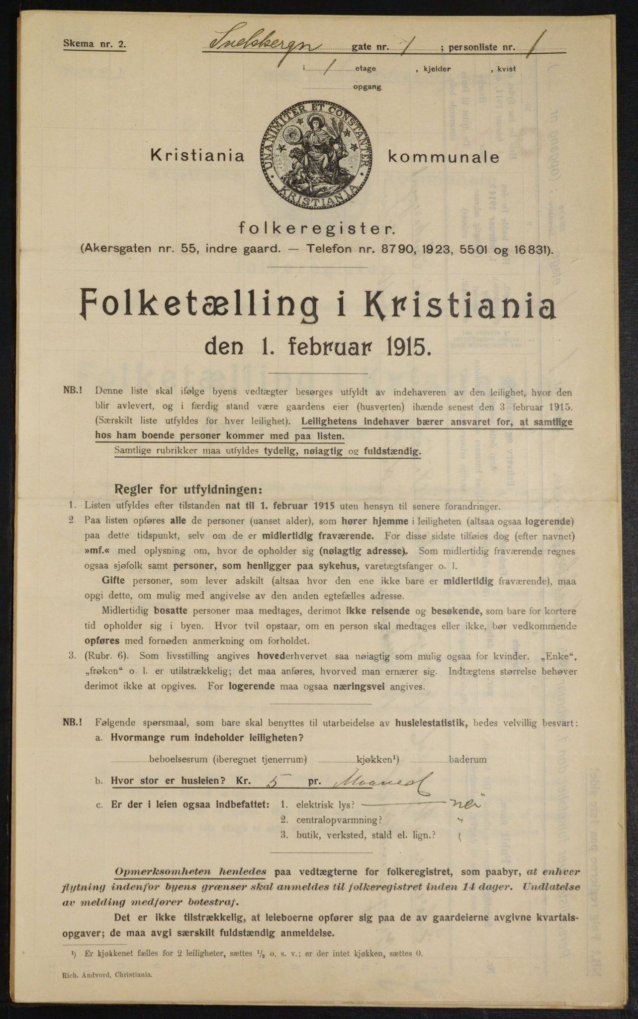 OBA, Municipal Census 1915 for Kristiania, 1915, p. 97817