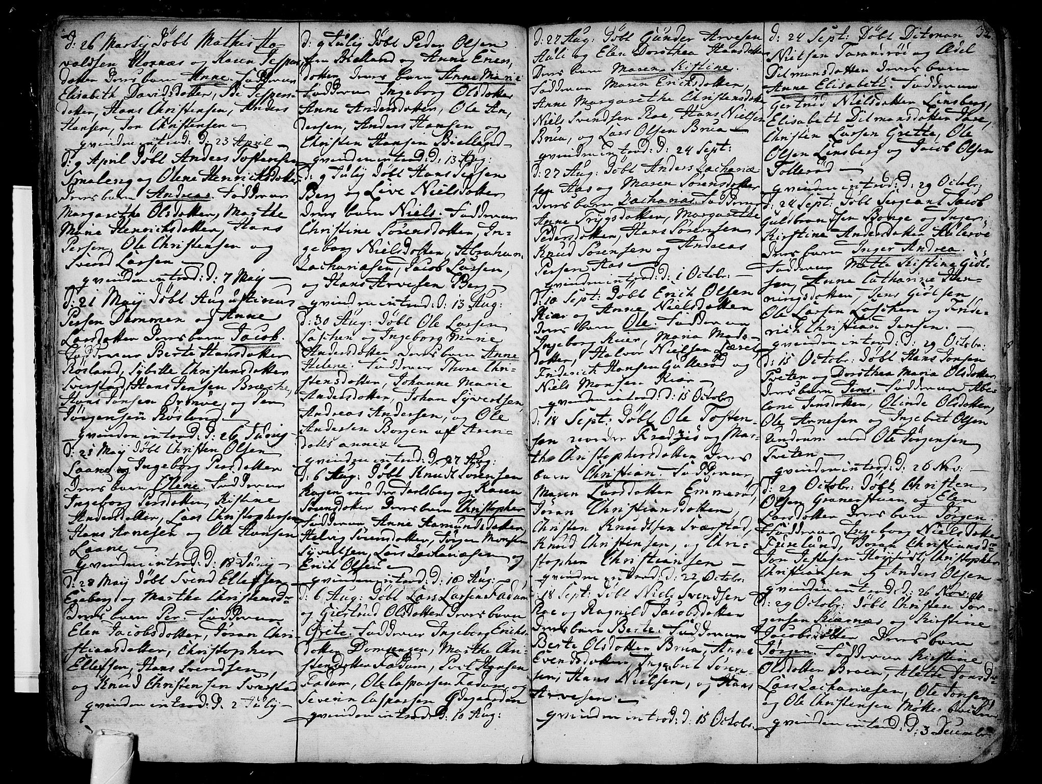 Sem kirkebøker, SAKO/A-5/F/Fa/L0002: Parish register (official) no. I 2, 1764-1798, p. 34