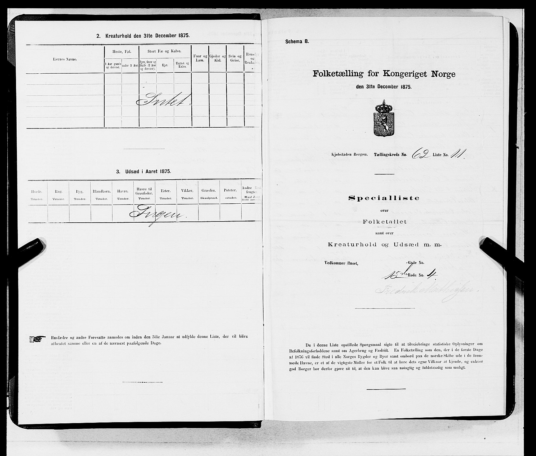 SAB, 1875 census for 1301 Bergen, 1875, p. 3302