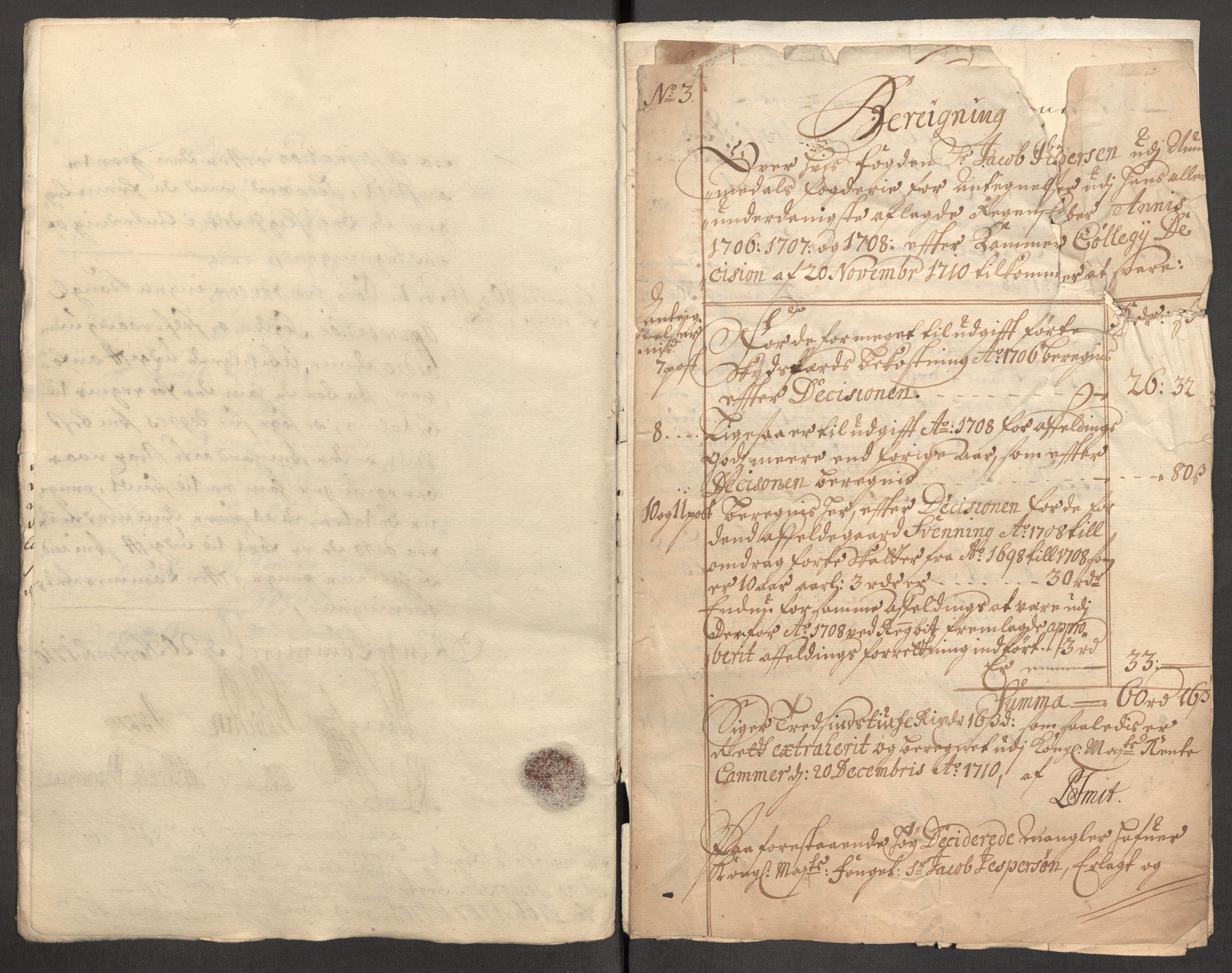 Rentekammeret inntil 1814, Reviderte regnskaper, Fogderegnskap, AV/RA-EA-4092/R64/L4430: Fogderegnskap Namdal, 1707-1708, p. 448