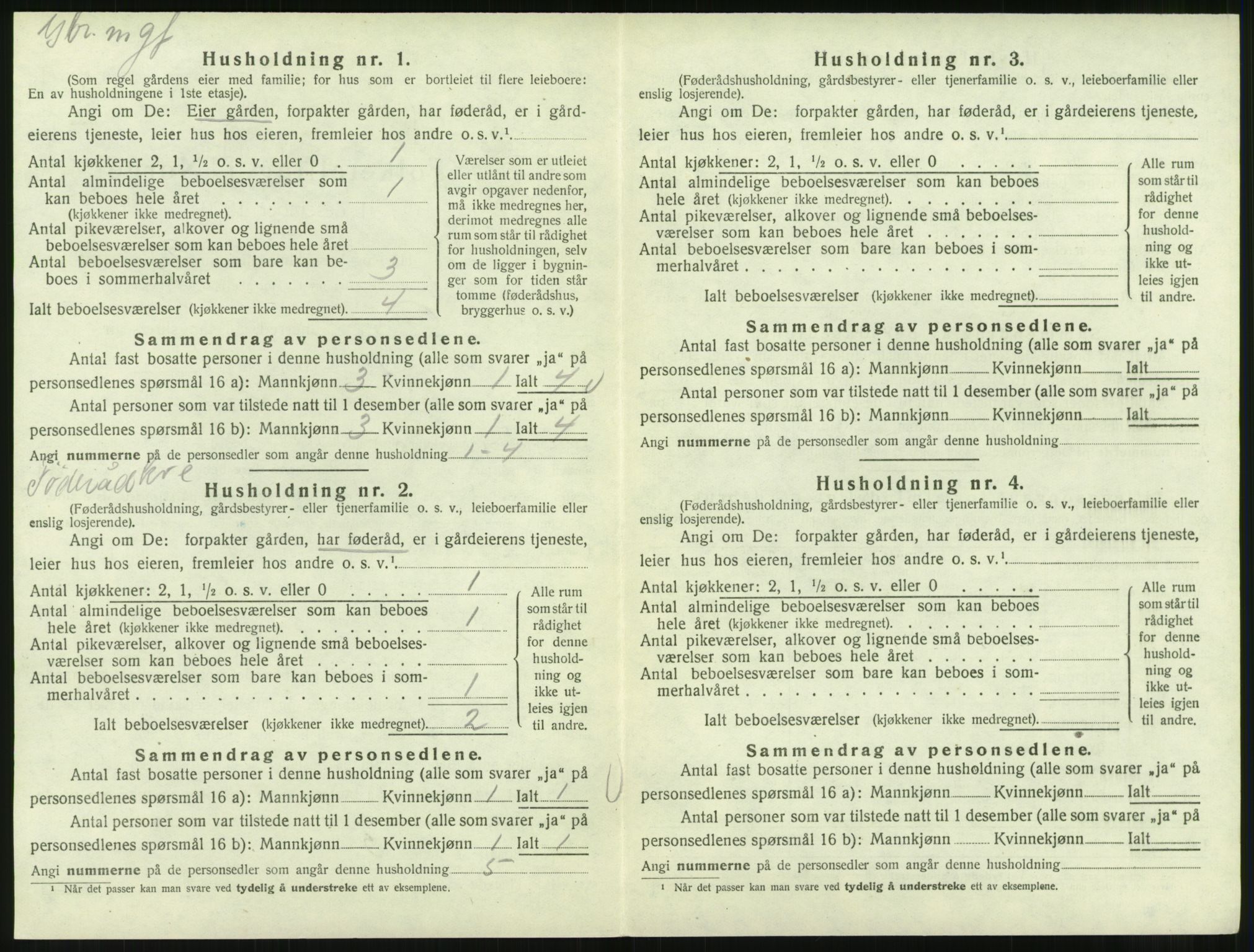 SAT, 1920 census for Øre, 1920, p. 600