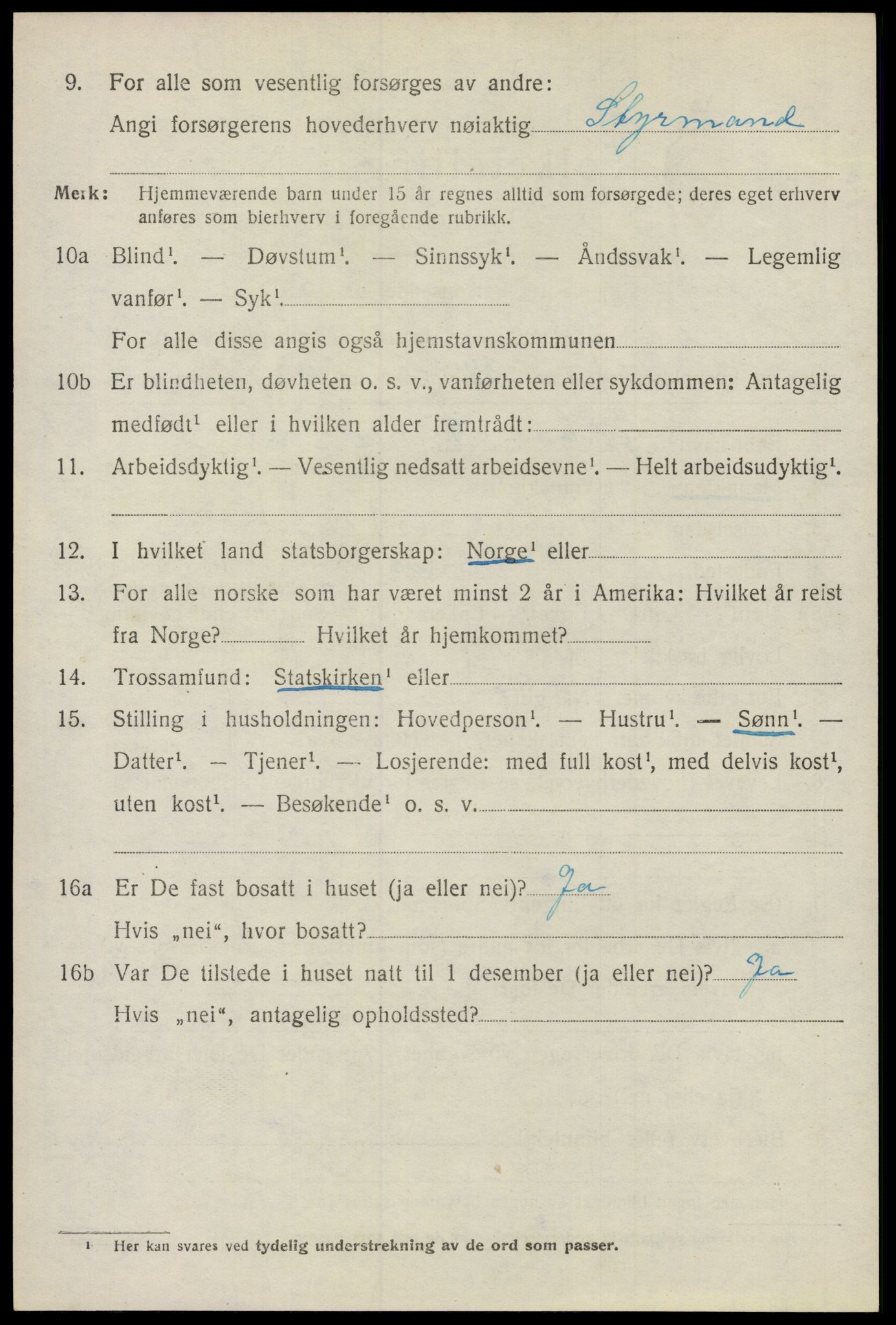 SAO, 1920 census for Onsøy, 1920, p. 14761