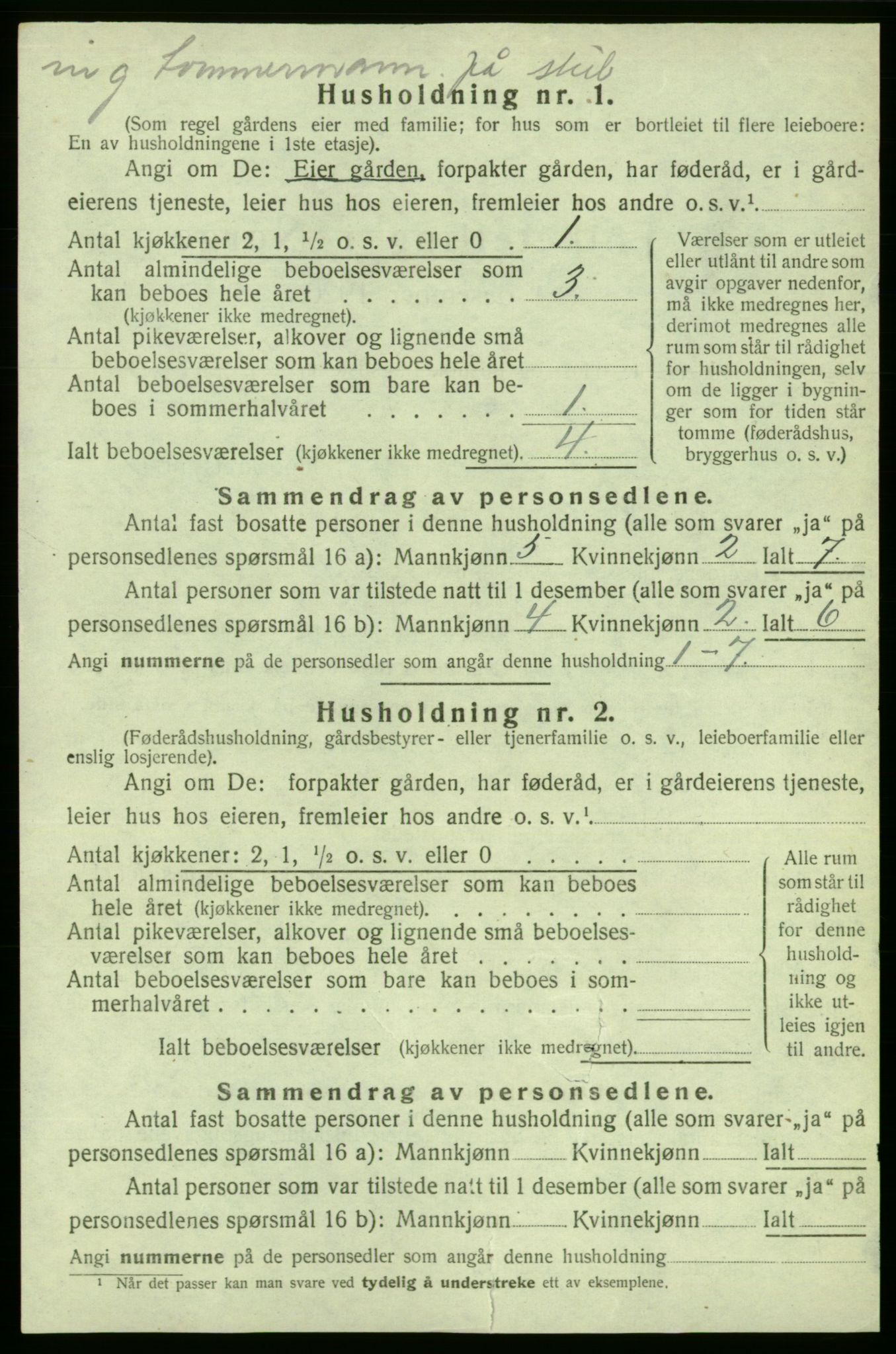 SAB, 1920 census for Askøy, 1920, p. 55