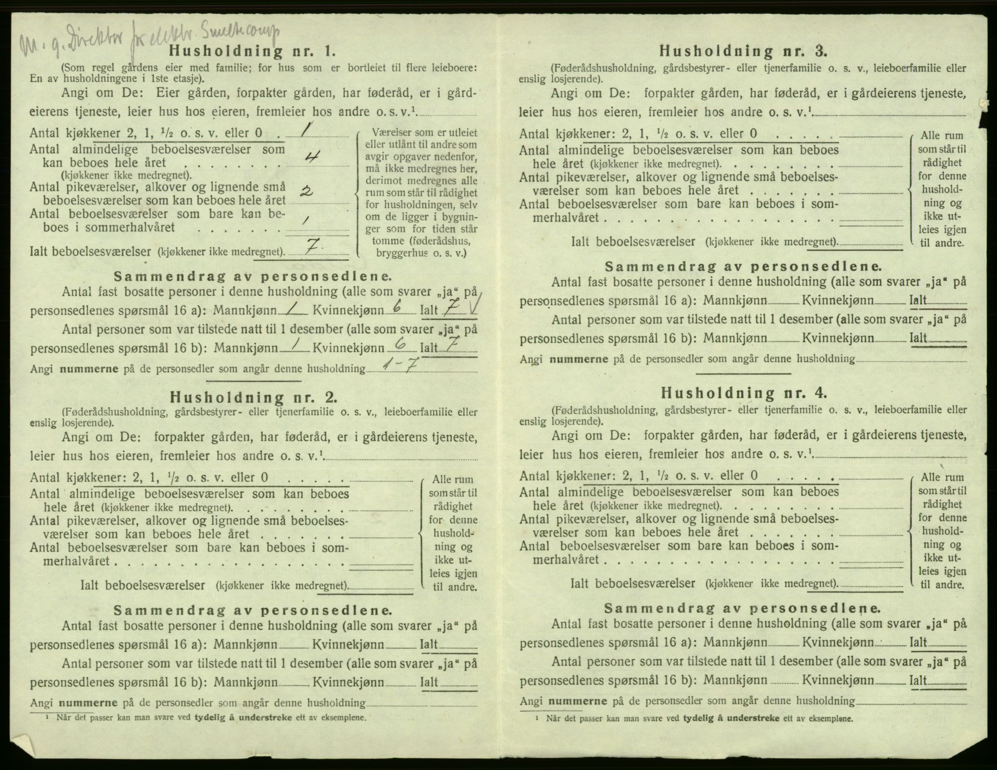 SAB, 1920 census for Odda, 1920, p. 1362