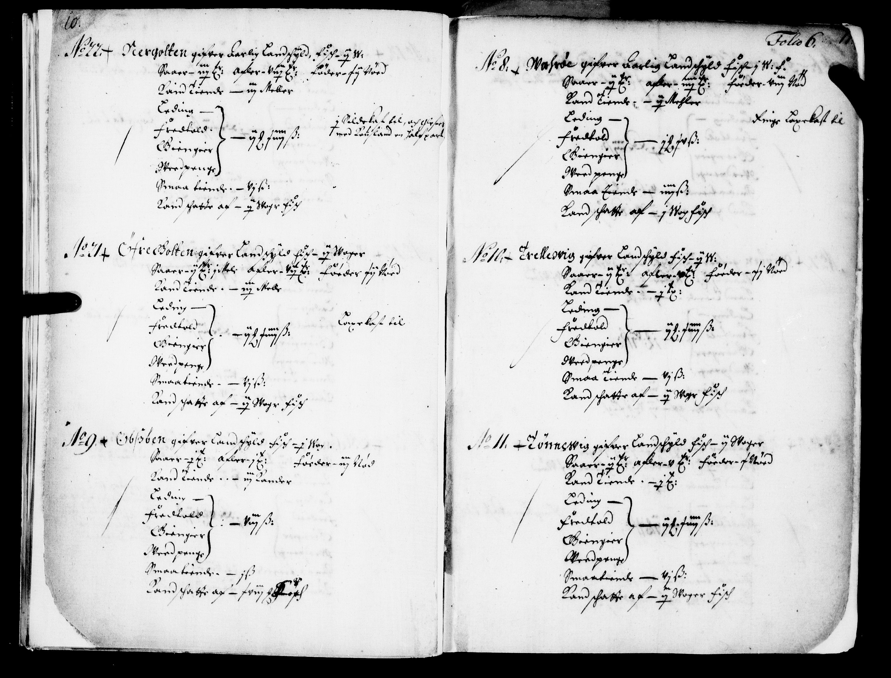 Rentekammeret inntil 1814, Realistisk ordnet avdeling, AV/RA-EA-4070/N/Nb/Nba/L0039: Nordhordland fogderi, 1667, p. 5b-6a