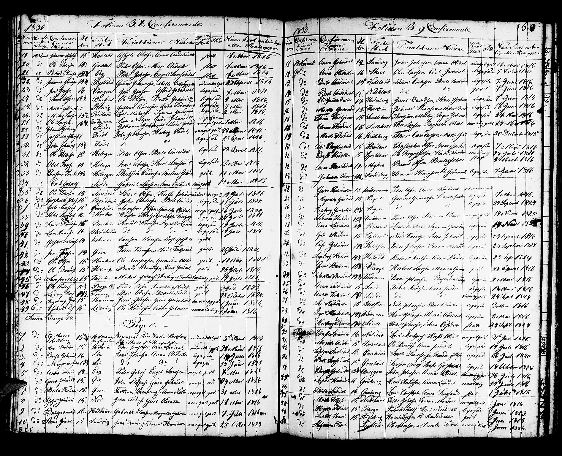 Kvinnherad sokneprestembete, AV/SAB-A-76401/H/Haa: Parish register (official) no. A 5, 1811-1835, p. 158