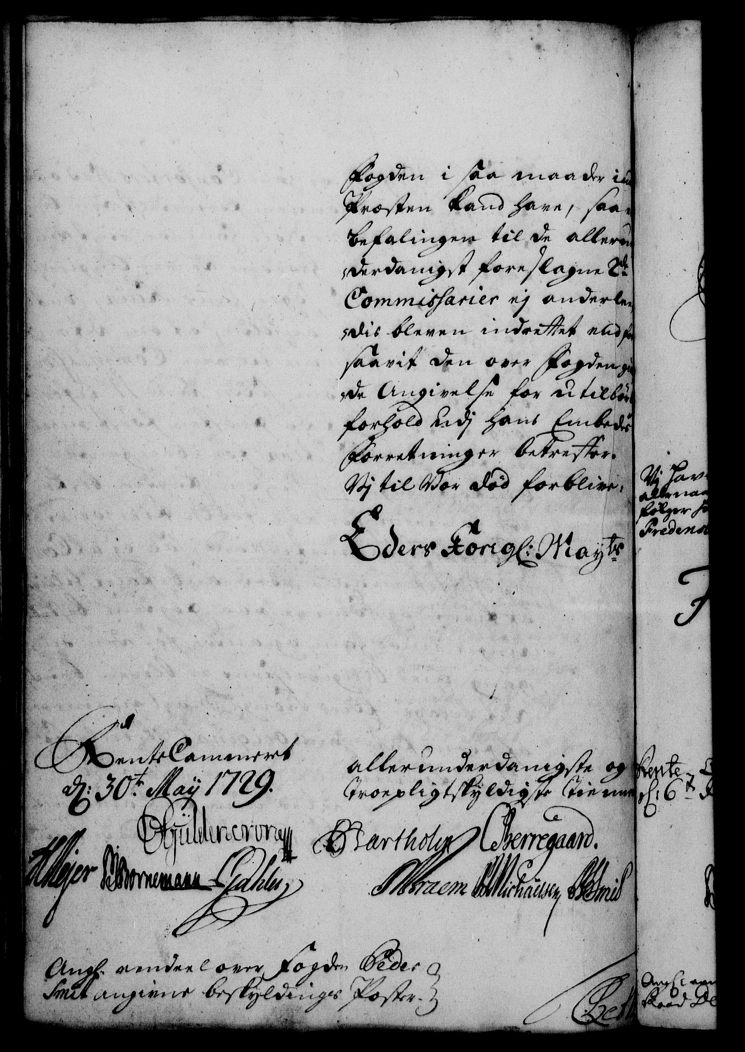 Rentekammeret, Kammerkanselliet, RA/EA-3111/G/Gf/Gfa/L0012: Norsk relasjons- og resolusjonsprotokoll (merket RK 52.12), 1729, p. 410
