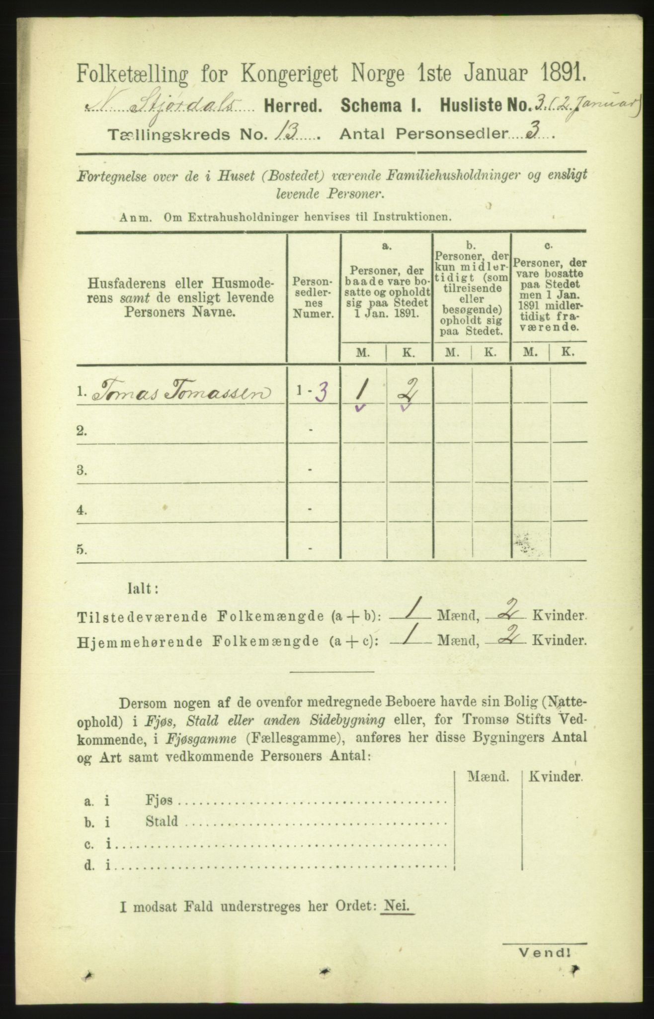 RA, 1891 census for 1714 Nedre Stjørdal, 1891, p. 6178