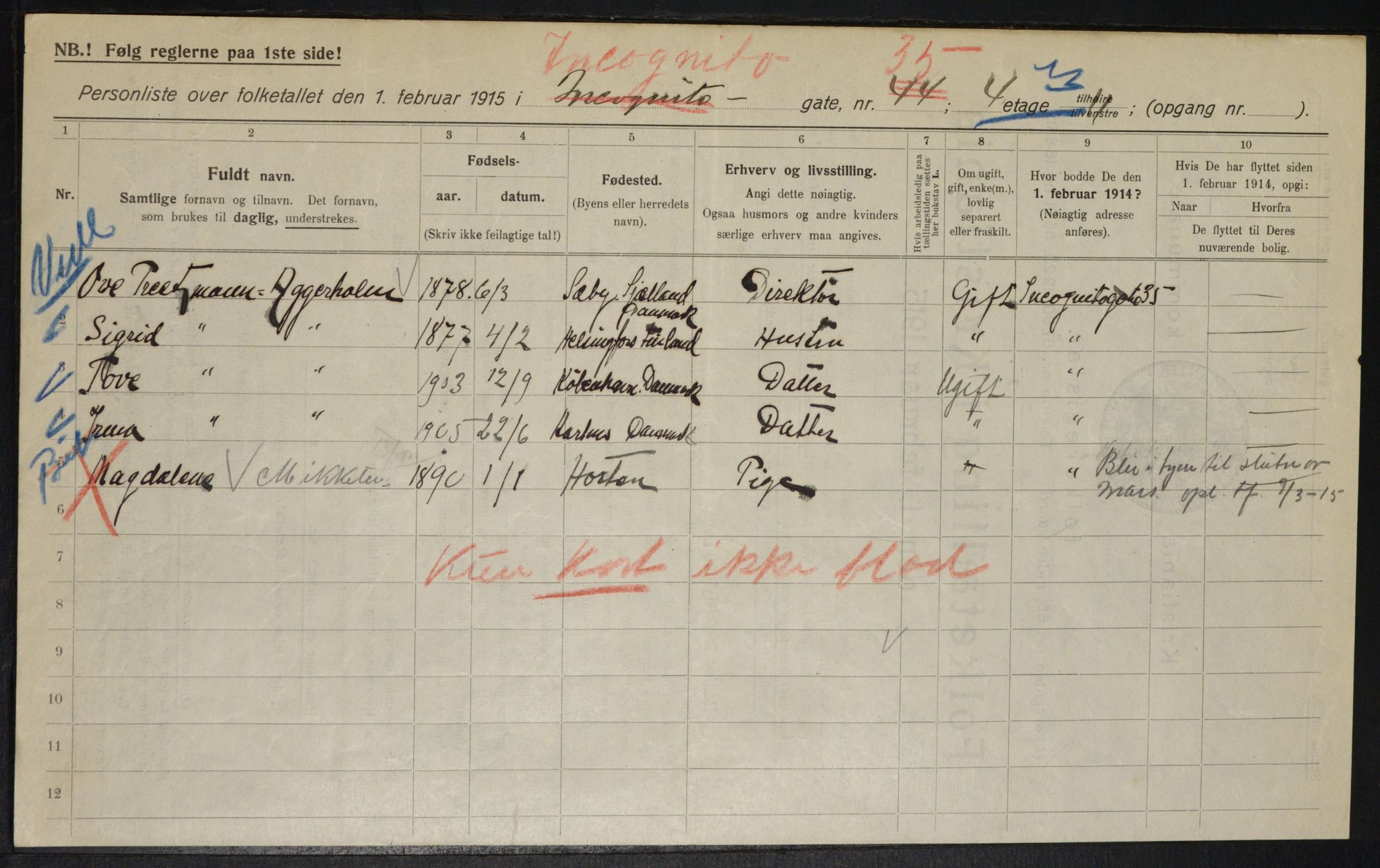 OBA, Municipal Census 1915 for Kristiania, 1915, p. 43802