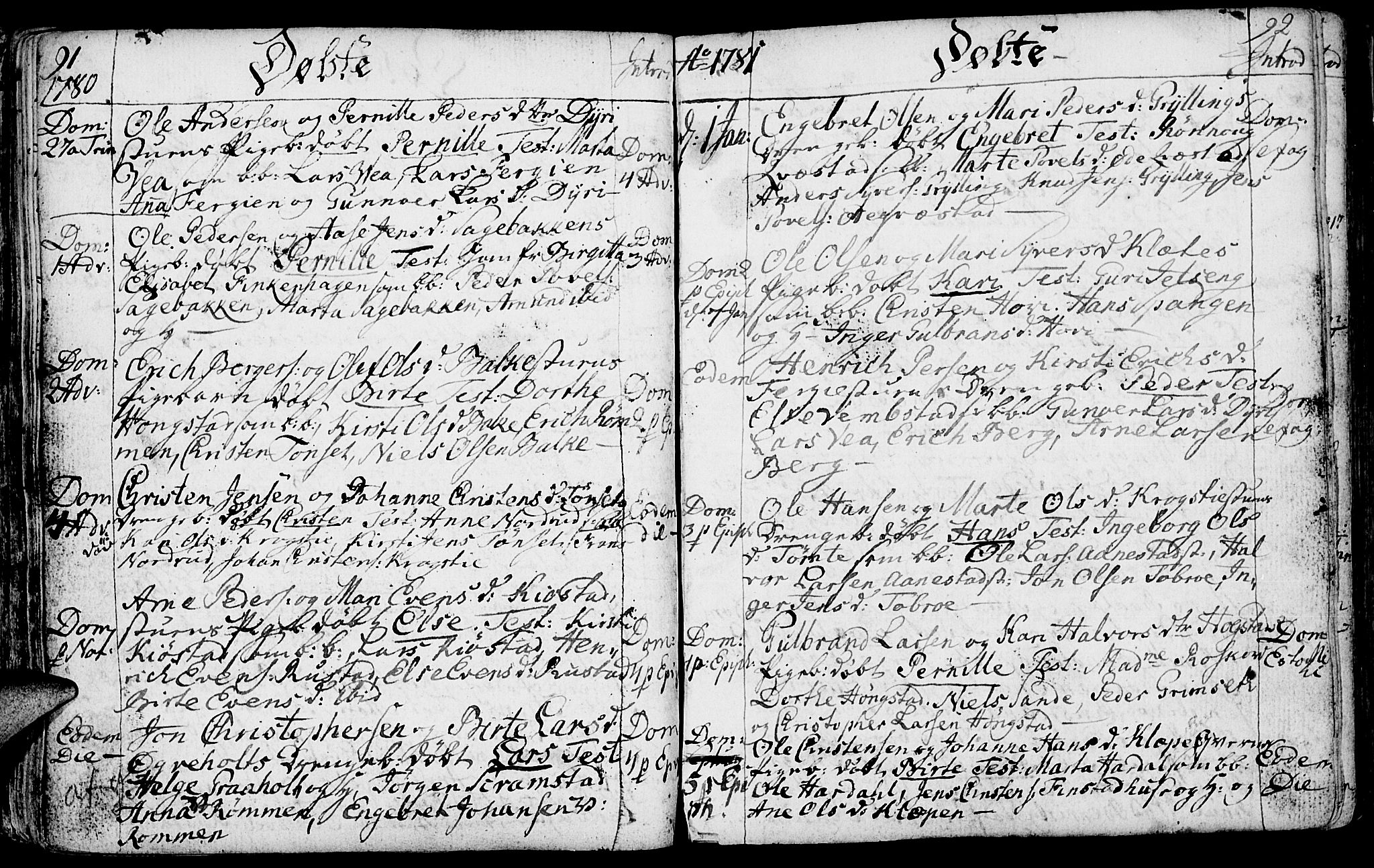 Løten prestekontor, AV/SAH-PREST-022/K/Ka/L0003: Parish register (official) no. 3, 1773-1800, p. 91-92