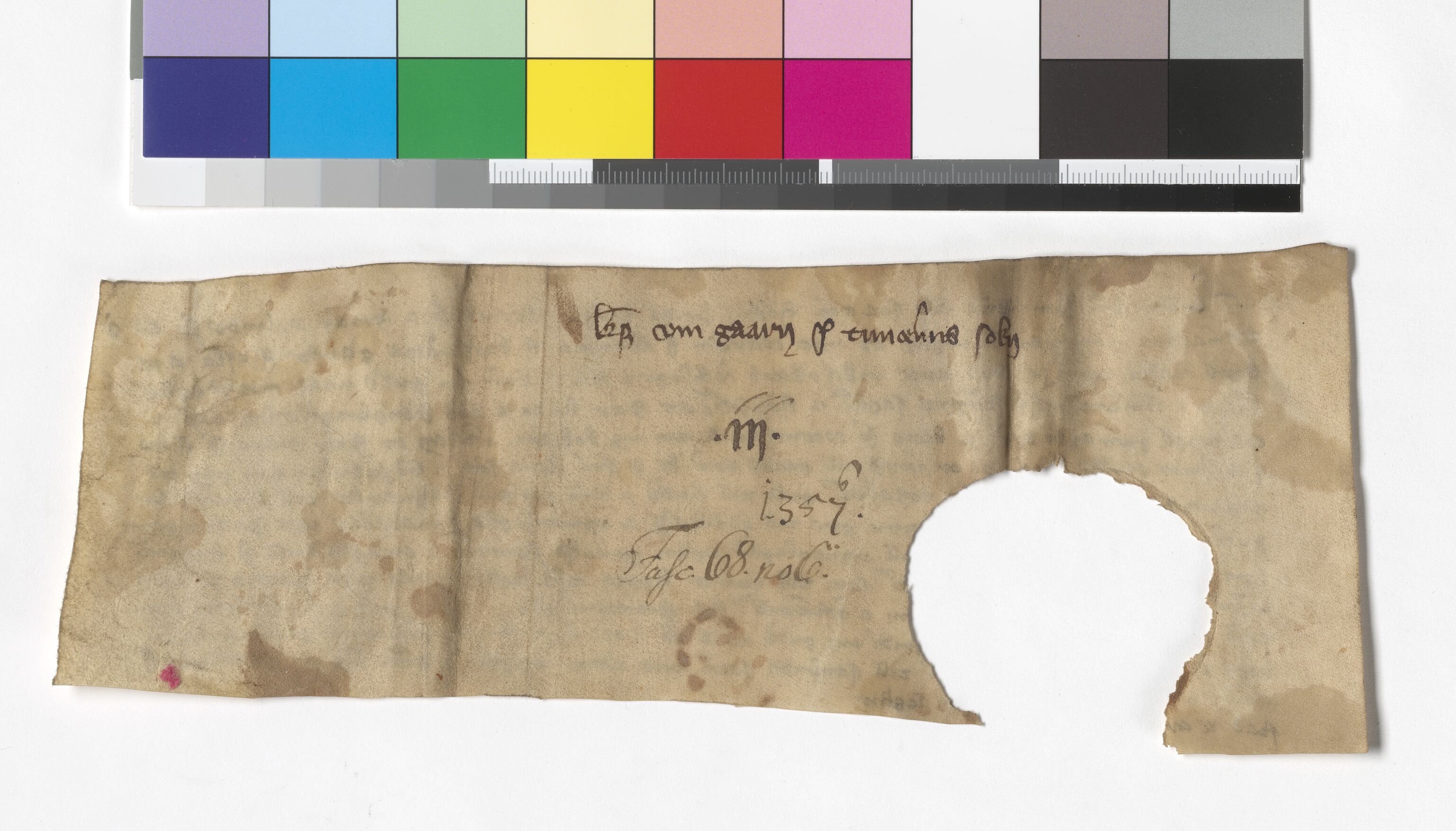 Riksarkivets diplomsamling, AV/RA-EA-5965/F05/L0170: NRA AM fasc. 68 nr. 3-6, 1356-1357, p. 12