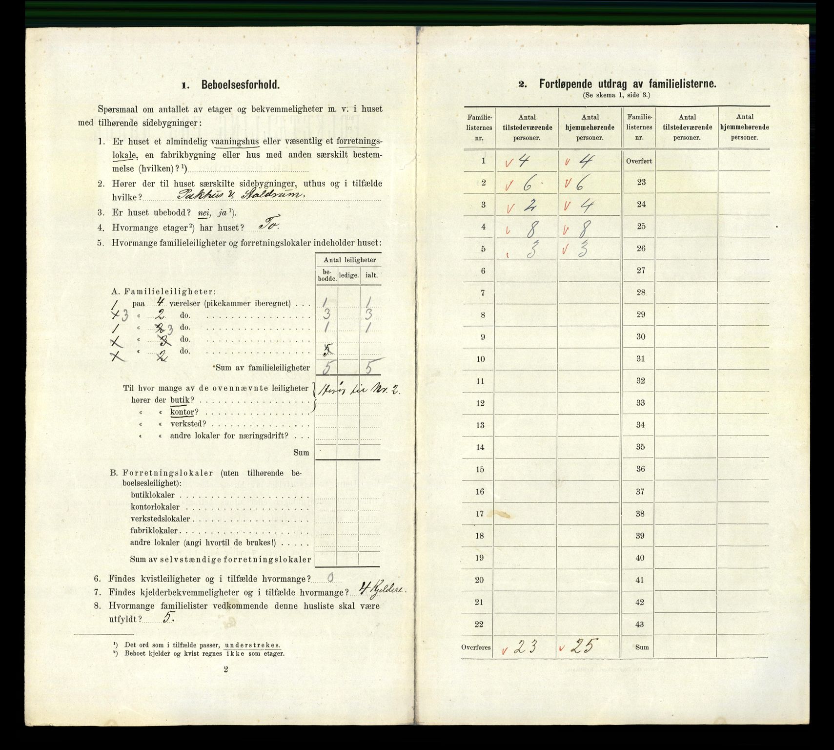 RA, 1910 census for Kristiansand, 1910, p. 3855