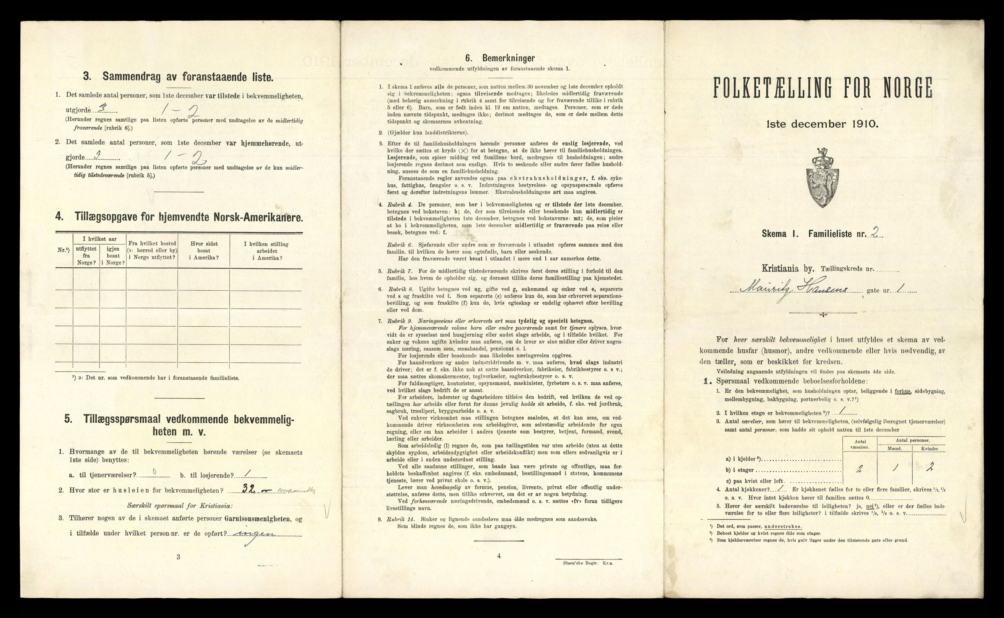 RA, 1910 census for Kristiania, 1910, p. 62801