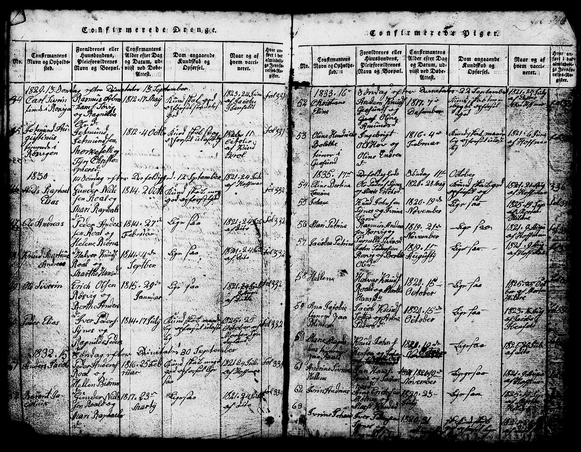 Ministerialprotokoller, klokkerbøker og fødselsregistre - Møre og Romsdal, SAT/A-1454/537/L0520: Parish register (copy) no. 537C01, 1819-1868, p. 240