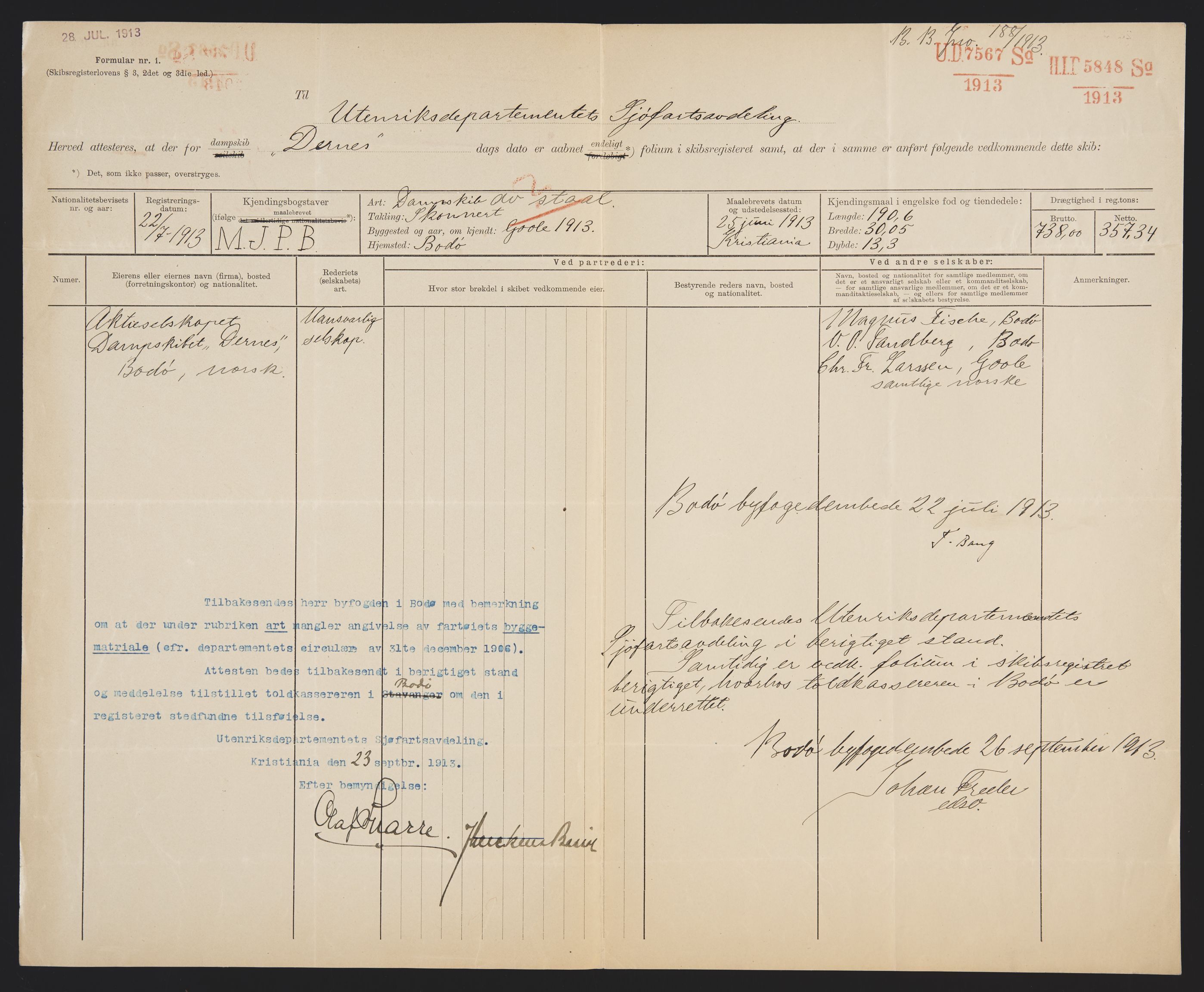 Sjøfartsdirektoratet med forløpere, skipsmapper slettede skip, AV/RA-S-4998/F/Fa/L0238: --, 1868-1925, p. 104