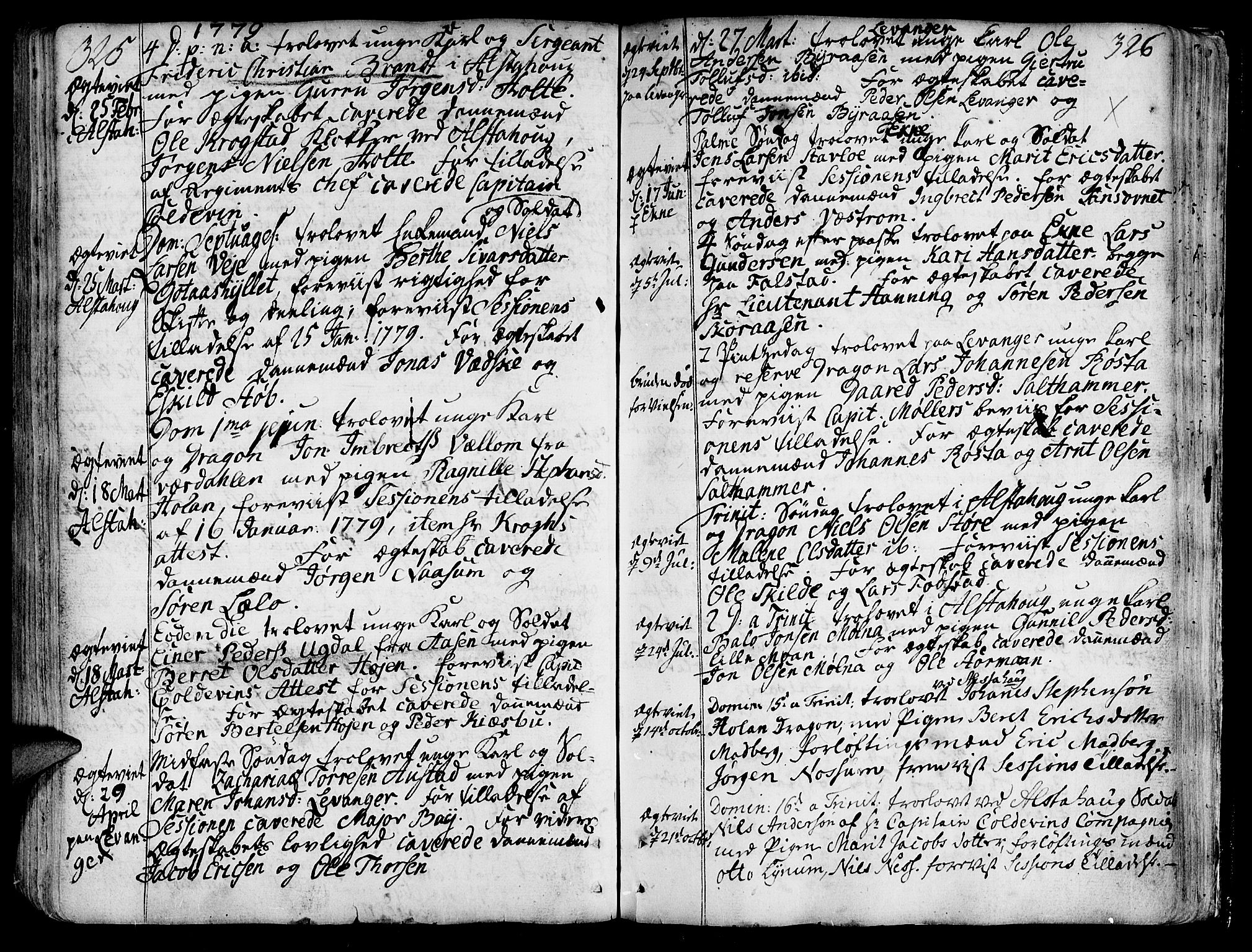 Ministerialprotokoller, klokkerbøker og fødselsregistre - Nord-Trøndelag, SAT/A-1458/717/L0141: Parish register (official) no. 717A01, 1747-1803, p. 325-326