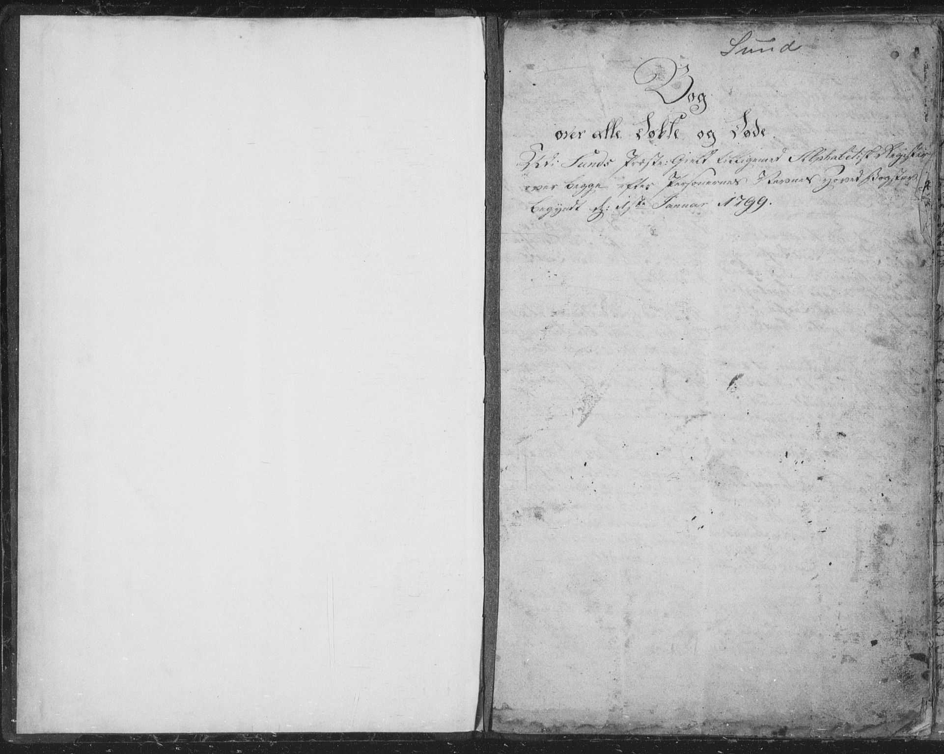 Sund sokneprestembete, AV/SAB-A-99930: Parish register (official) no. A 9, 1799-1803