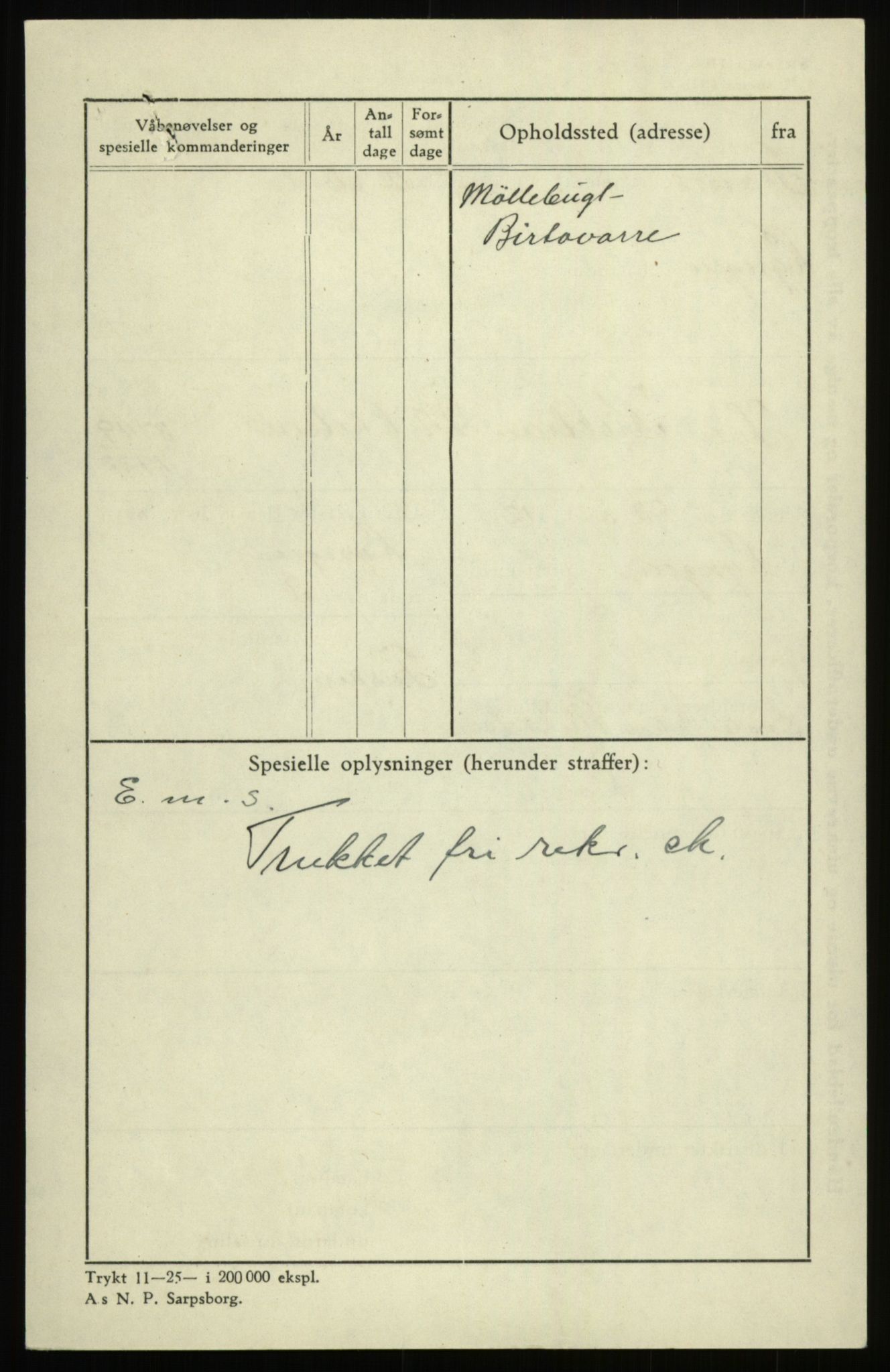 Forsvaret, Troms infanteriregiment nr. 16, AV/RA-RAFA-3146/P/Pa/L0017: Rulleblad for regimentets menige mannskaper, årsklasse 1933, 1933, p. 812