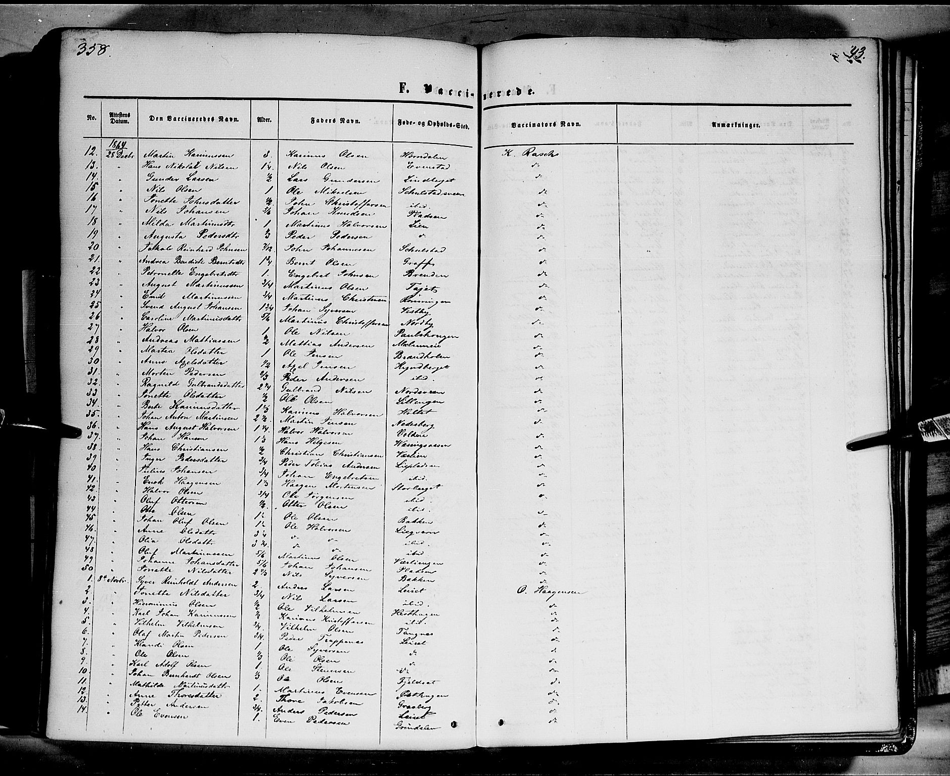 Elverum prestekontor, AV/SAH-PREST-044/H/Ha/Haa/L0010: Parish register (official) no. 10, 1857-1868, p. 358