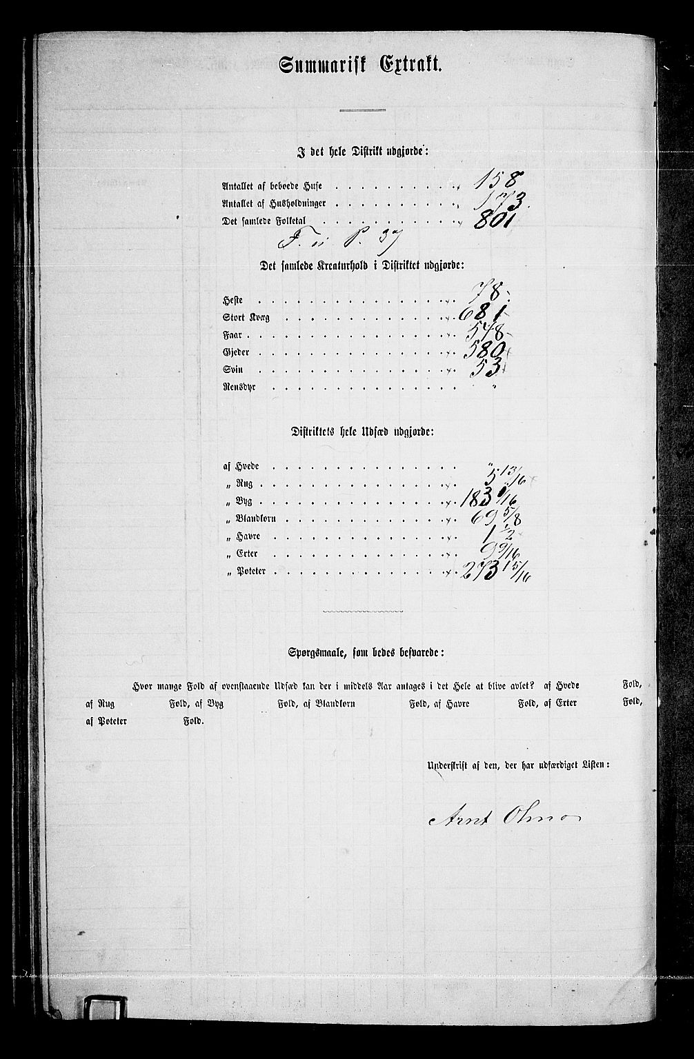 RA, 1865 census for Øyer, 1865, p. 98