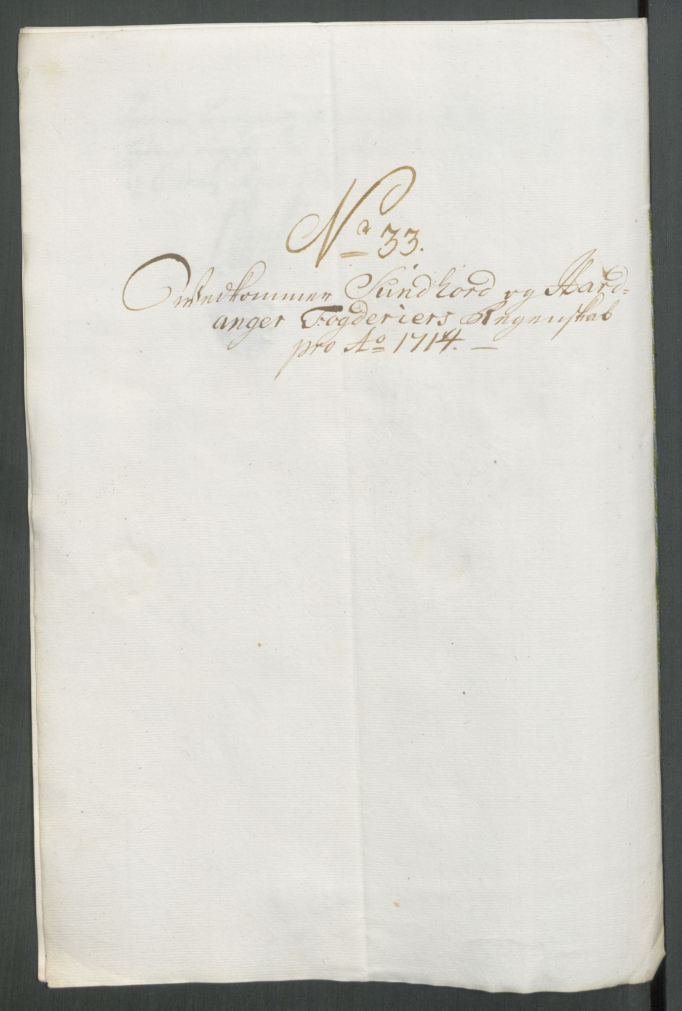 Rentekammeret inntil 1814, Reviderte regnskaper, Fogderegnskap, RA/EA-4092/R48/L2990: Fogderegnskap Sunnhordland og Hardanger, 1714, p. 267