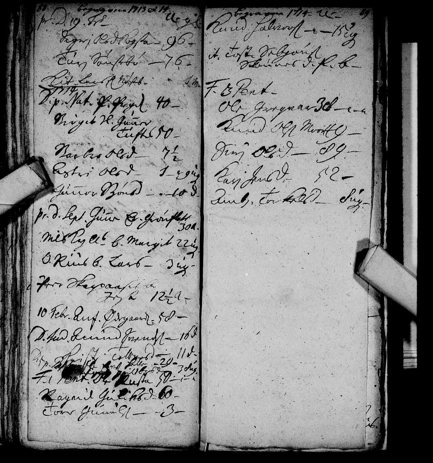 Nore kirkebøker, SAKO/A-238/F/Fc/L0001: Parish register (official) no. III 1, 1696-1714, p. 88-89