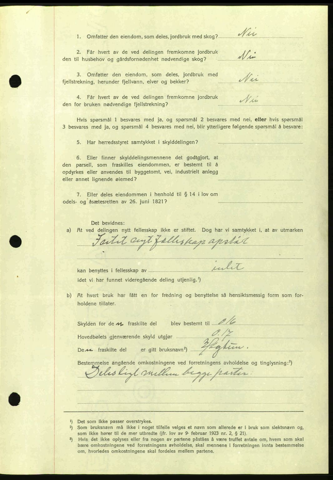 Hitra sorenskriveri, AV/SAT-A-0018/2/2C/2Ca: Mortgage book no. A2, 1943-1945, Diary no: : 343/1944