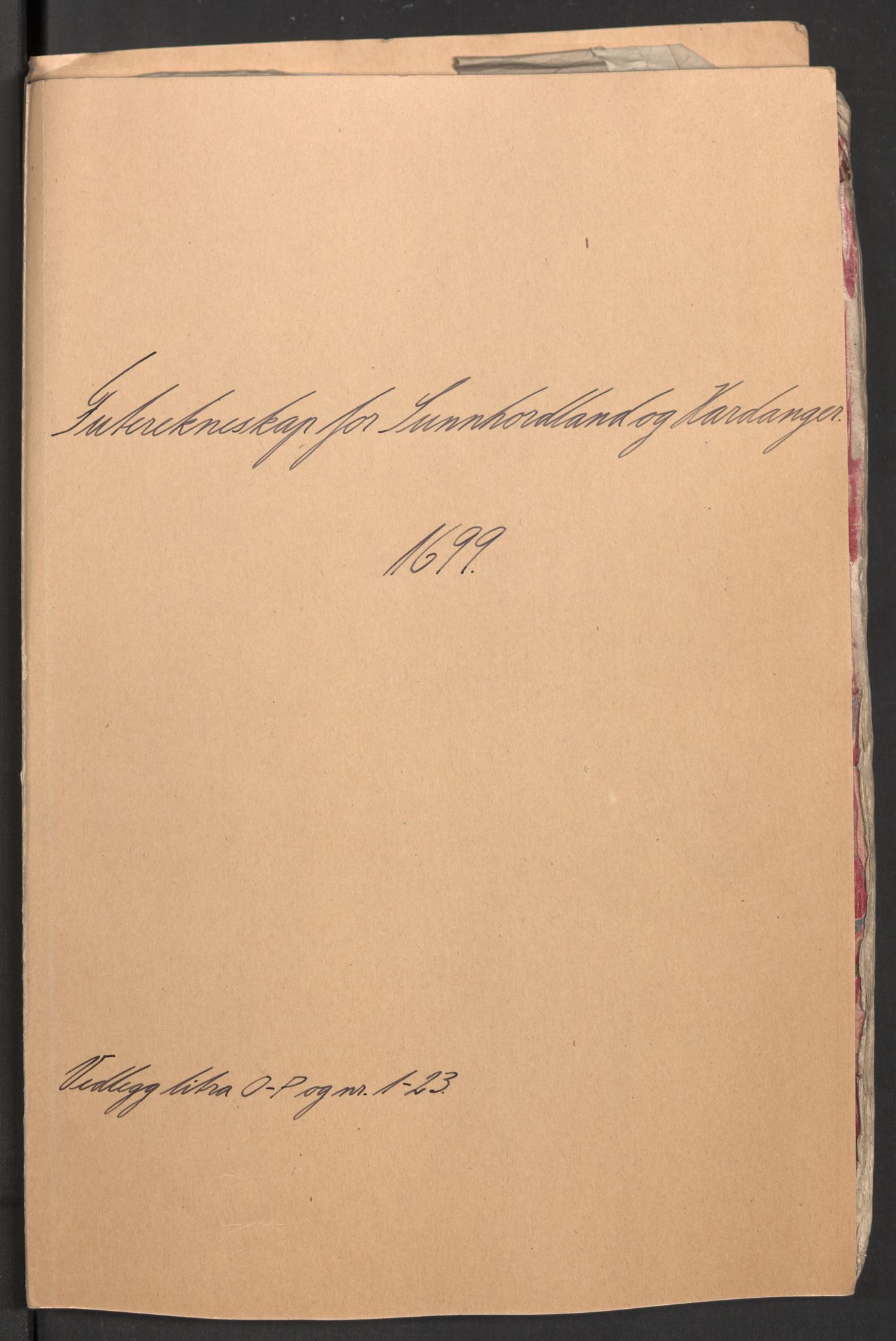 Rentekammeret inntil 1814, Reviderte regnskaper, Fogderegnskap, AV/RA-EA-4092/R48/L2978: Fogderegnskap Sunnhordland og Hardanger, 1699, p. 206