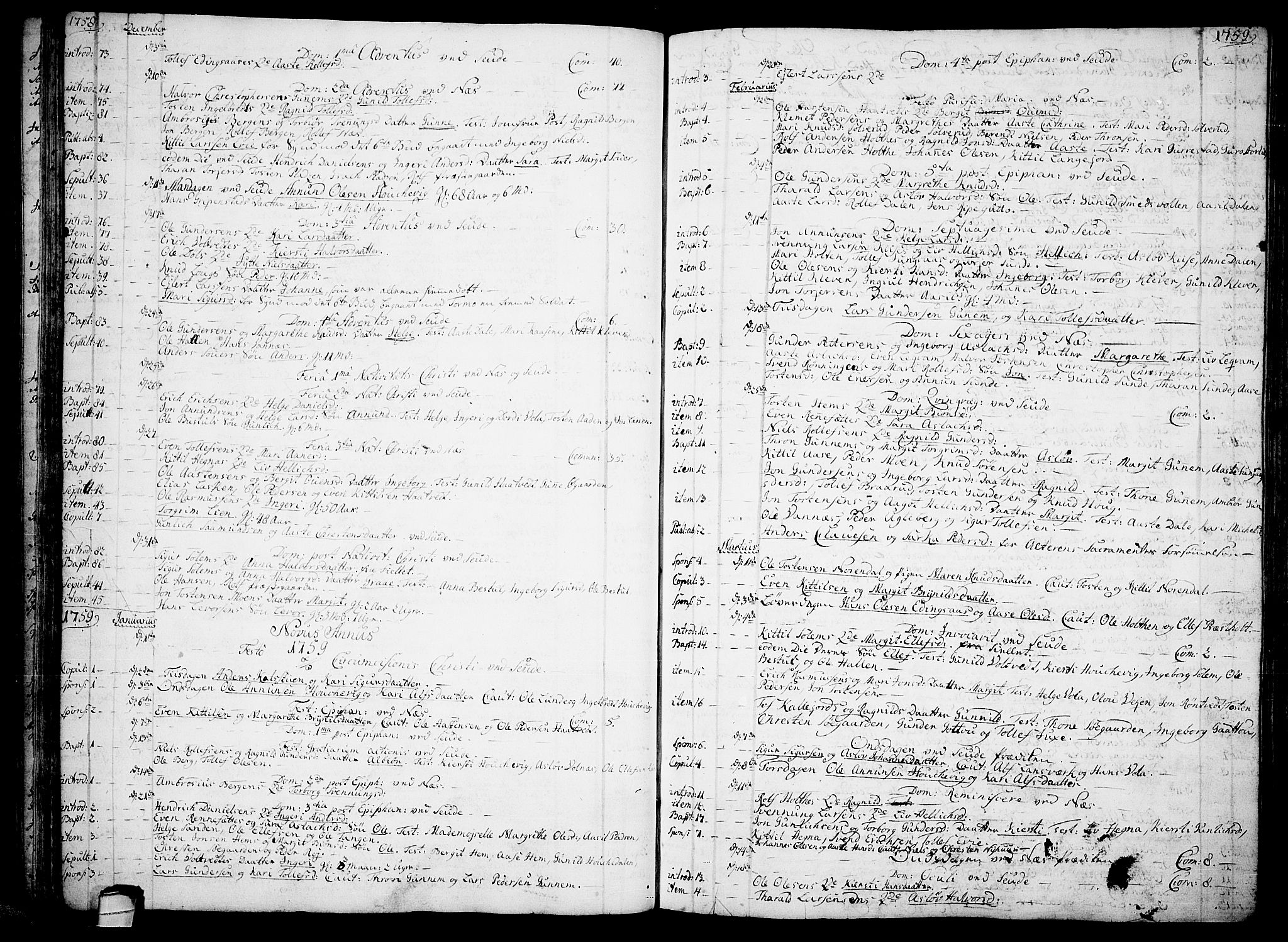 Sauherad kirkebøker, AV/SAKO-A-298/F/Fa/L0003: Parish register (official) no. I 3, 1722-1766