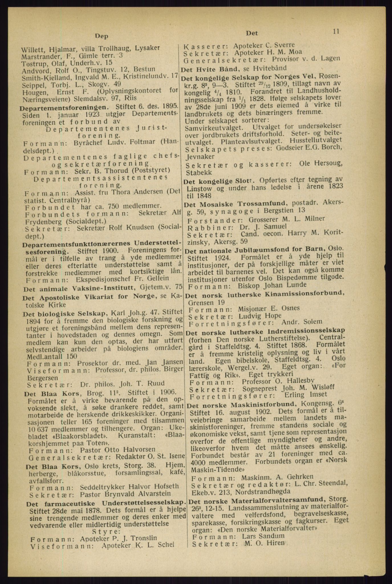 Kristiania/Oslo adressebok, PUBL/-, 1933, p. 11