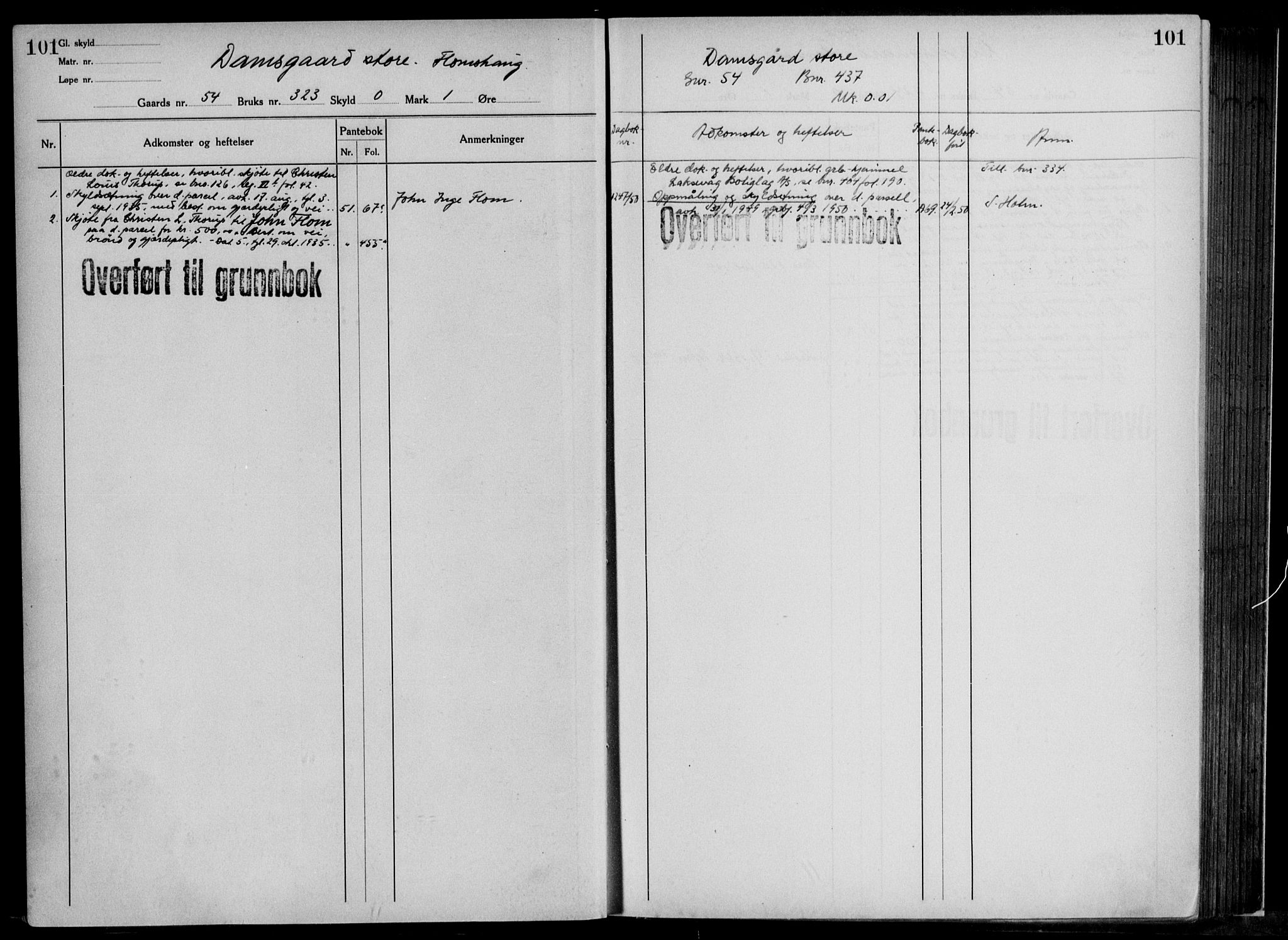 Midhordland sorenskriveri, AV/SAB-A-3001/1/G/Ga/Gab/L0117: Mortgage register no. II.A.b.117, p. 101