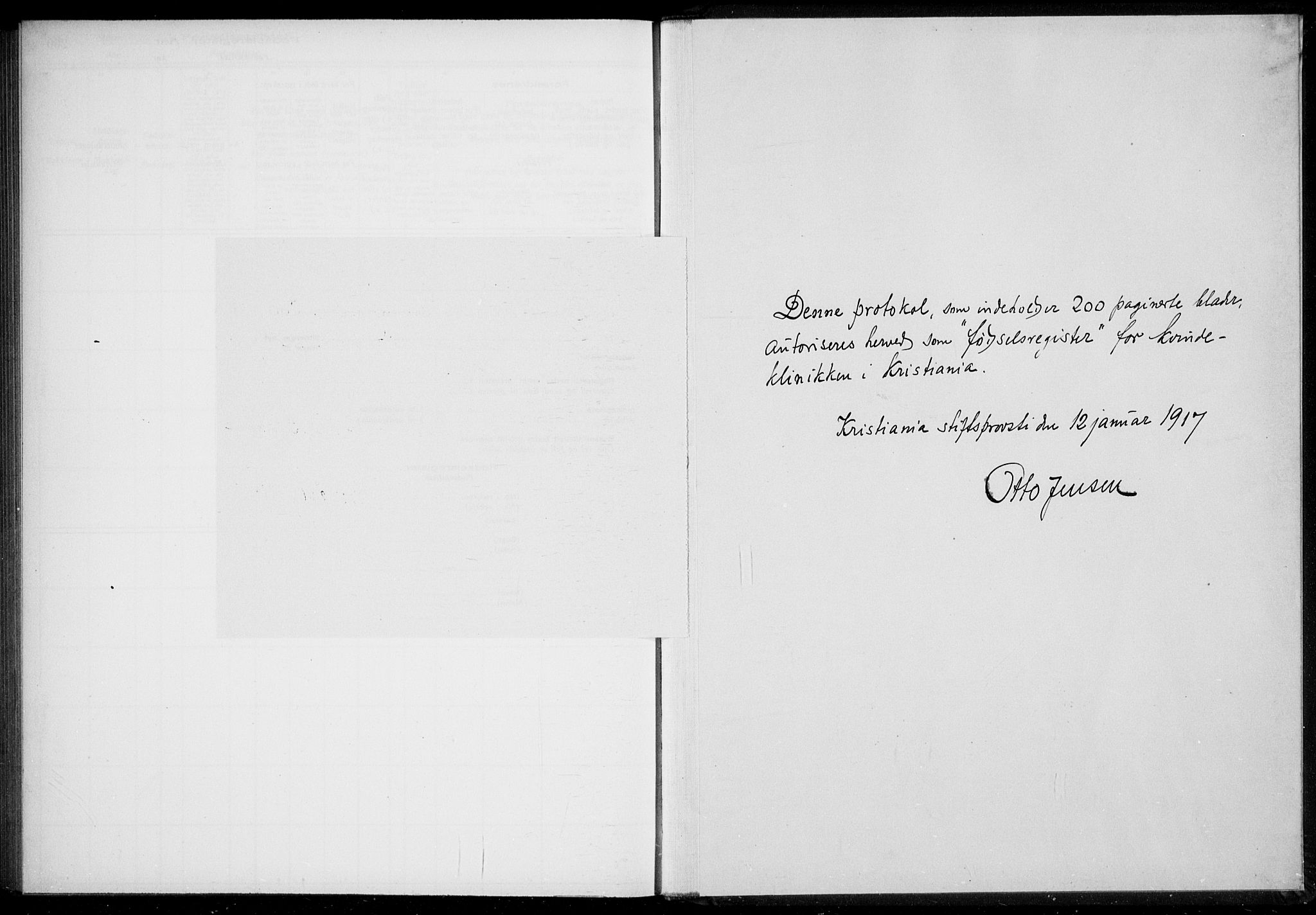 Rikshospitalet prestekontor Kirkebøker, AV/SAO-A-10309b/J/L0002: Birth register no. 2, 1917-1917
