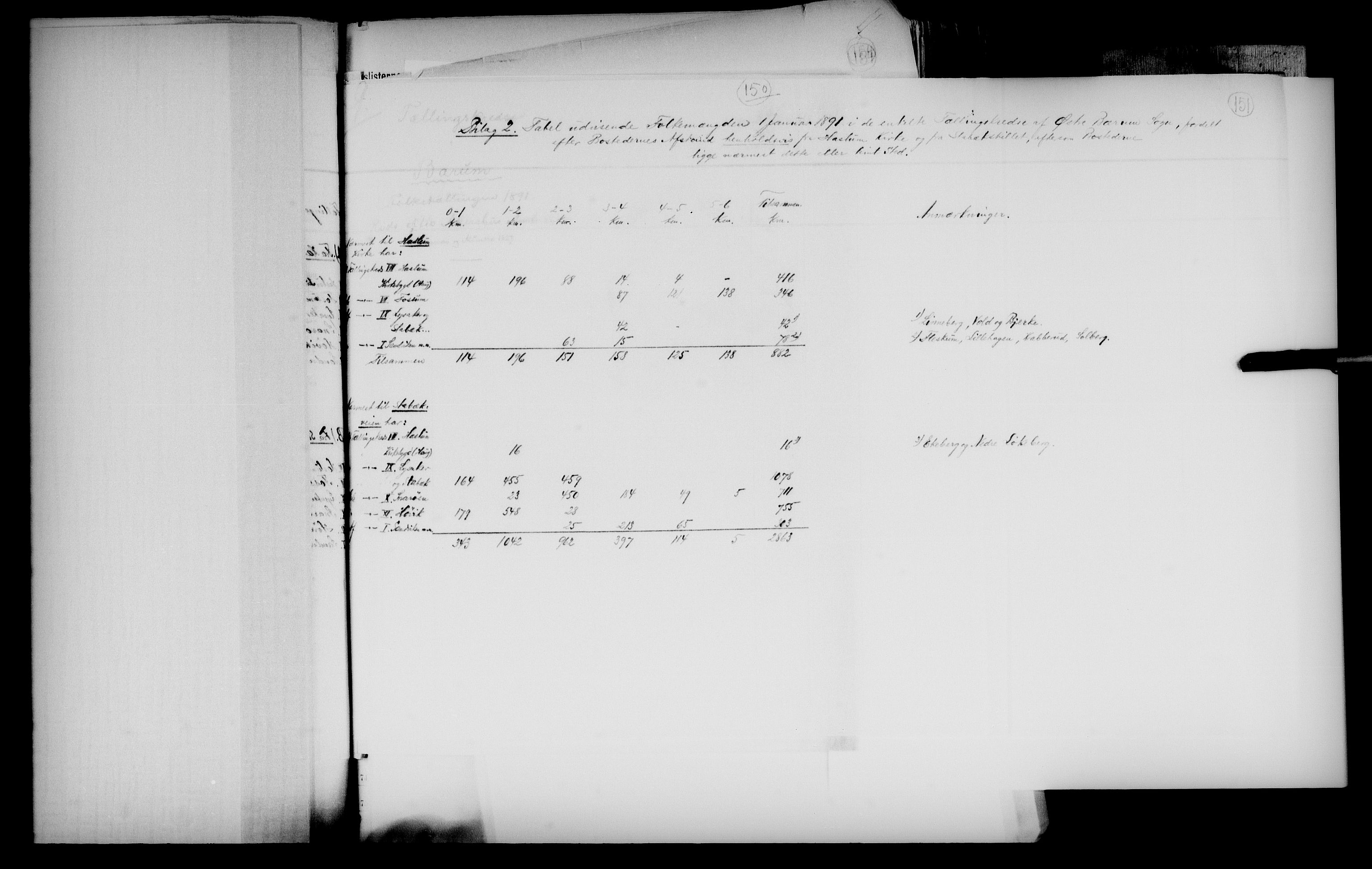 RA, 1891 census for 0219 Bærum, 1891, p. 9