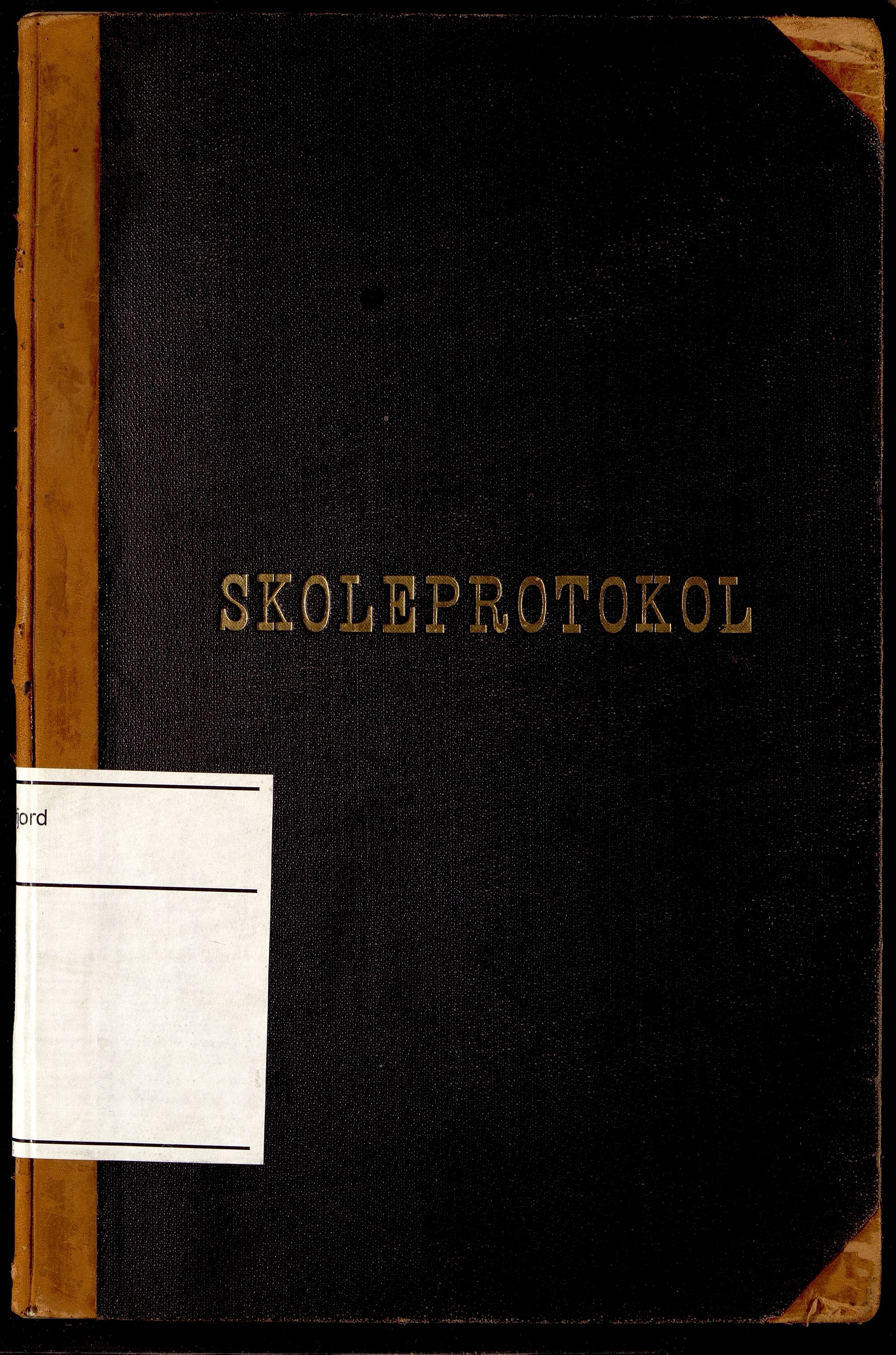 Flekkefjord By - Flekkefjord Folkeskole, ARKSOR/1004FG550/H/L0006: Skoleprotokoll, 1908-1924