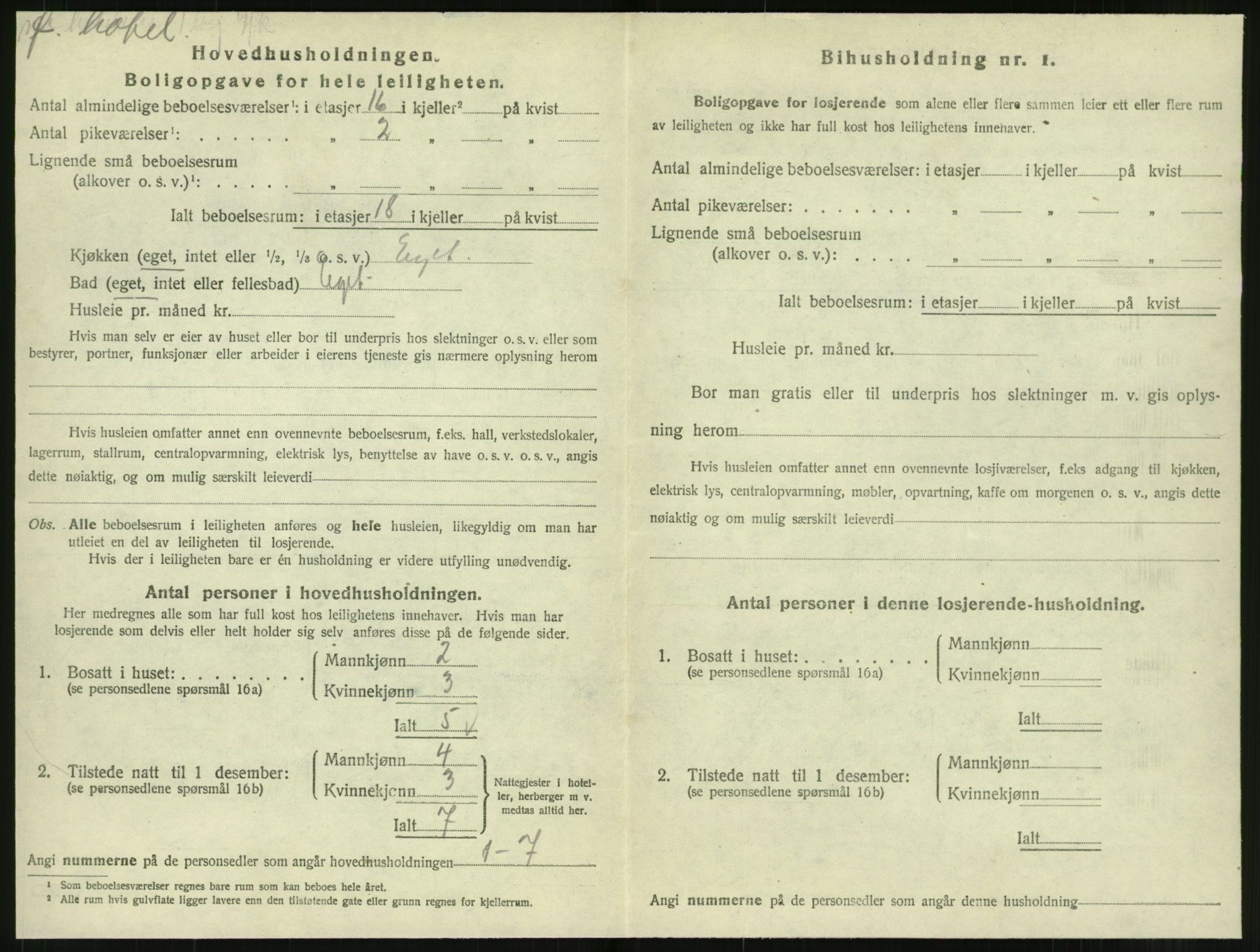 SAT, 1920 census for Levanger town, 1920, p. 889