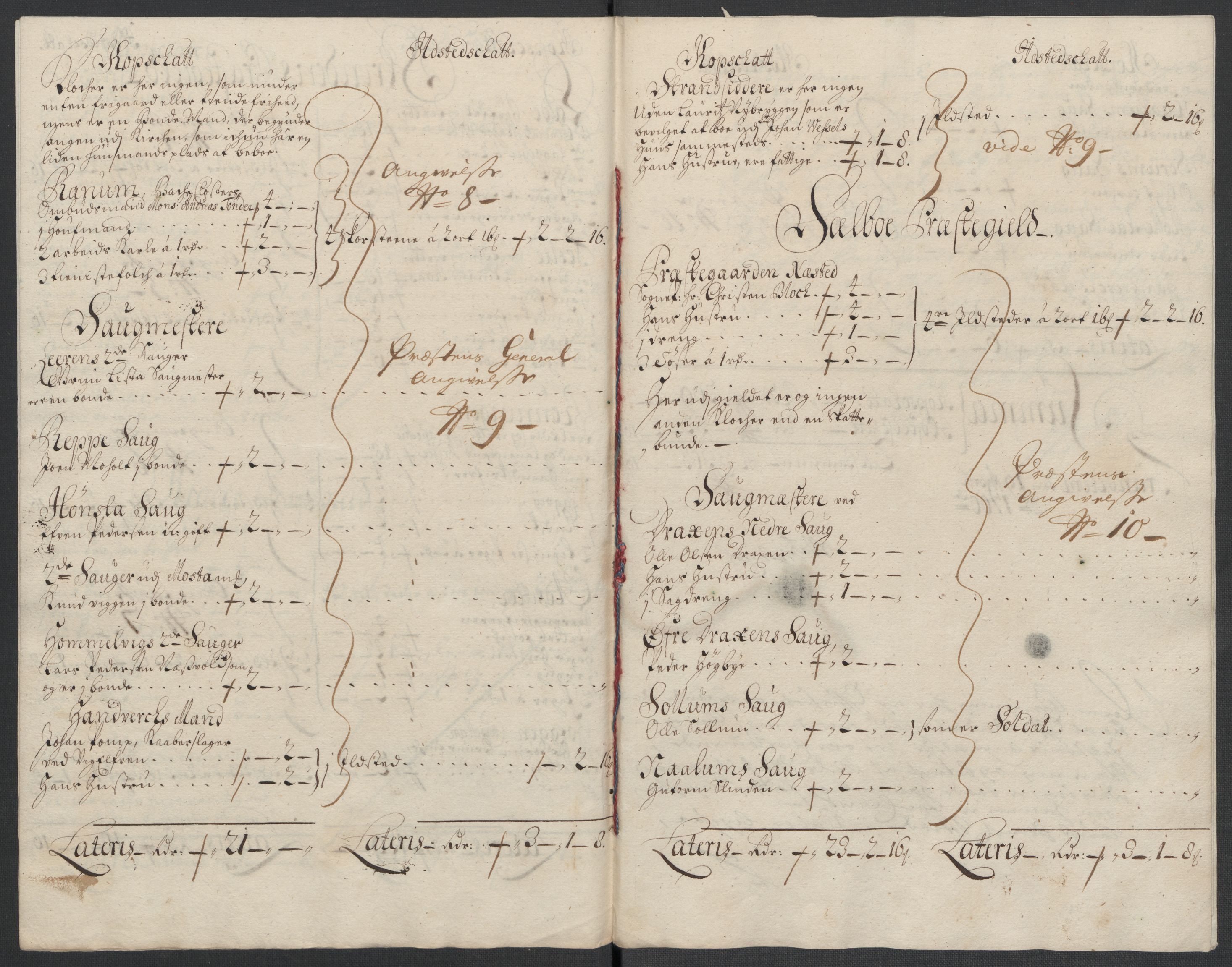 Rentekammeret inntil 1814, Reviderte regnskaper, Fogderegnskap, AV/RA-EA-4092/R61/L4107: Fogderegnskap Strinda og Selbu, 1698-1700, p. 205