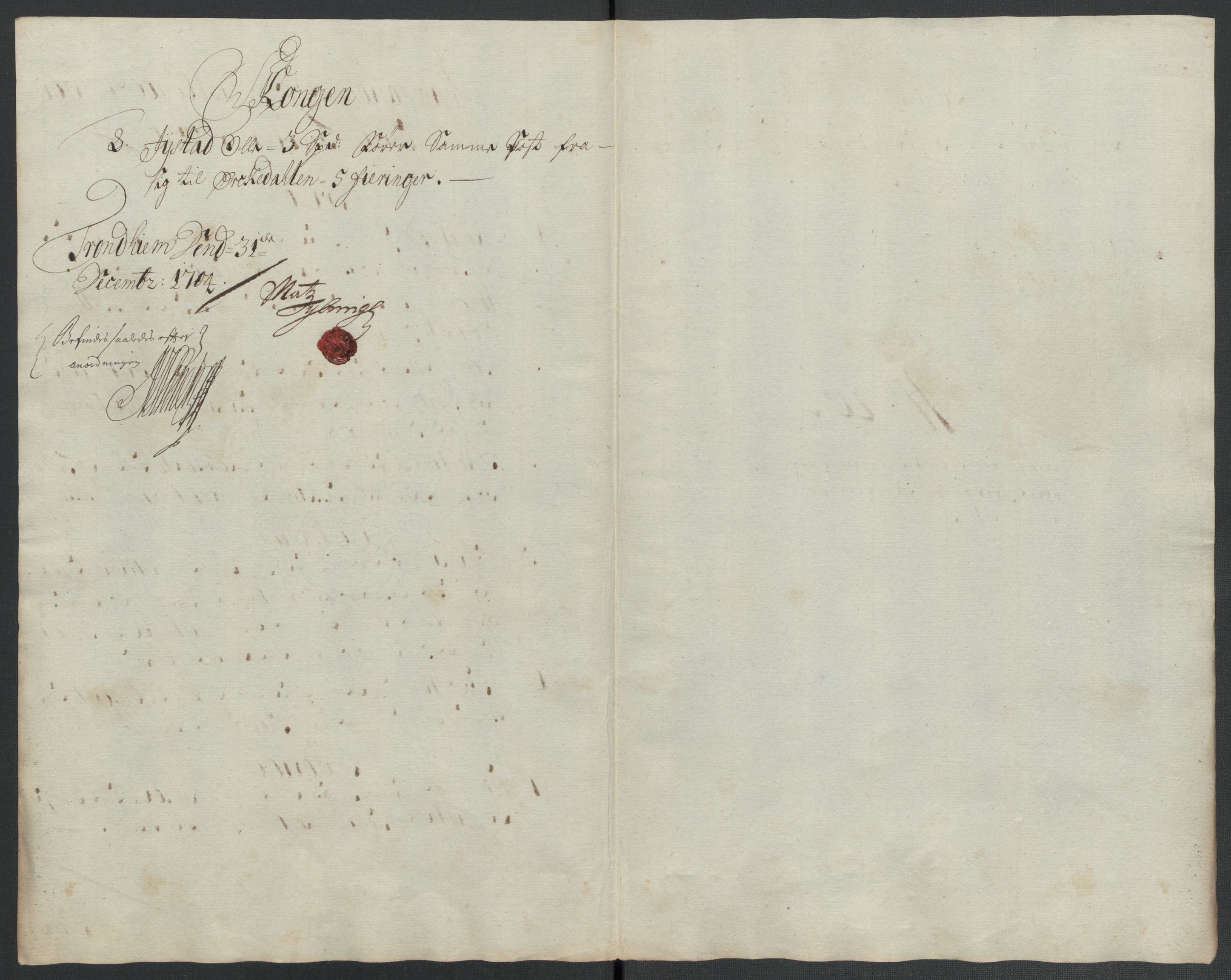 Rentekammeret inntil 1814, Reviderte regnskaper, Fogderegnskap, RA/EA-4092/R61/L4109: Fogderegnskap Strinda og Selbu, 1704-1706, p. 203