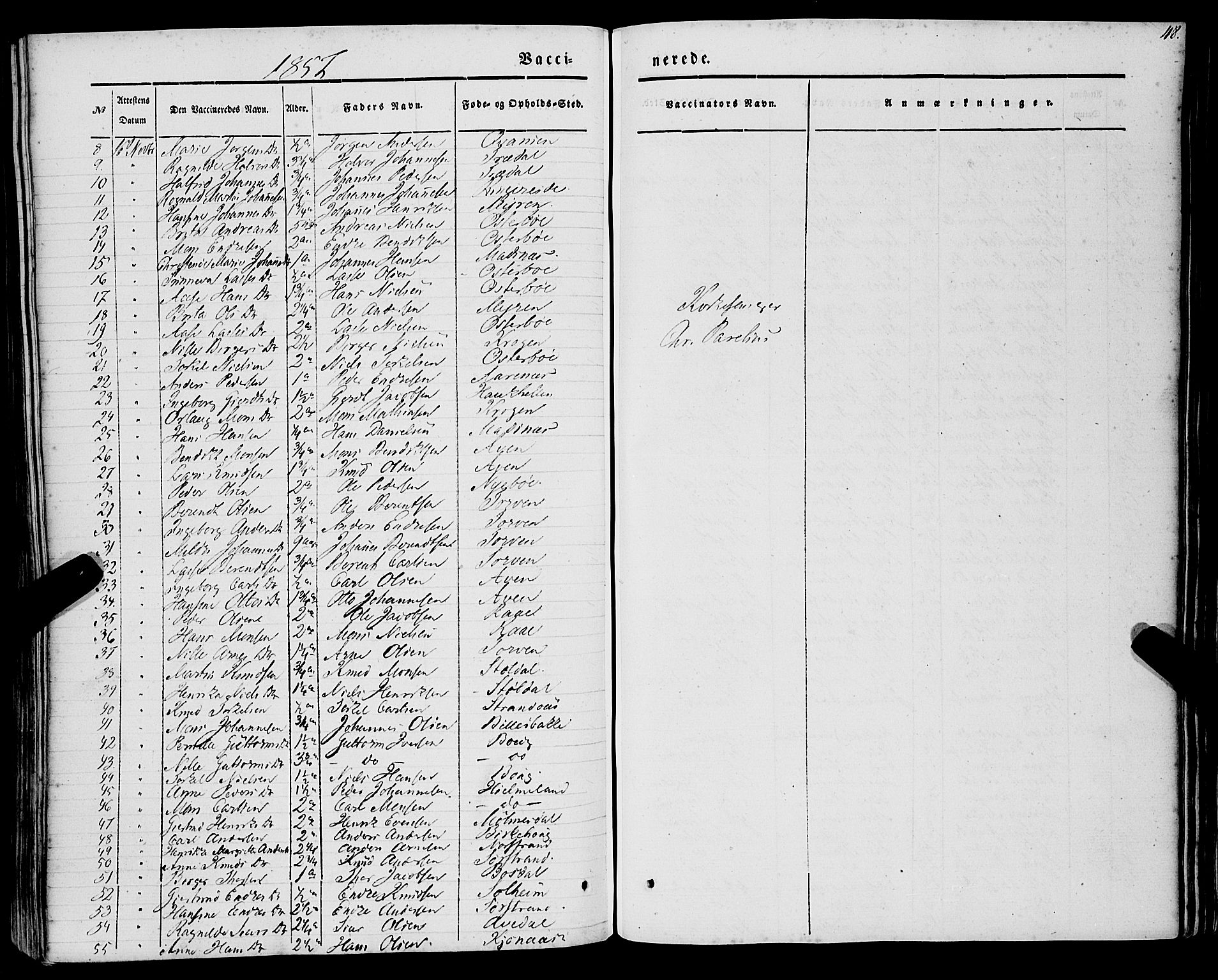 Lavik sokneprestembete, AV/SAB-A-80901: Parish register (official) no. A 3, 1843-1863, p. 48