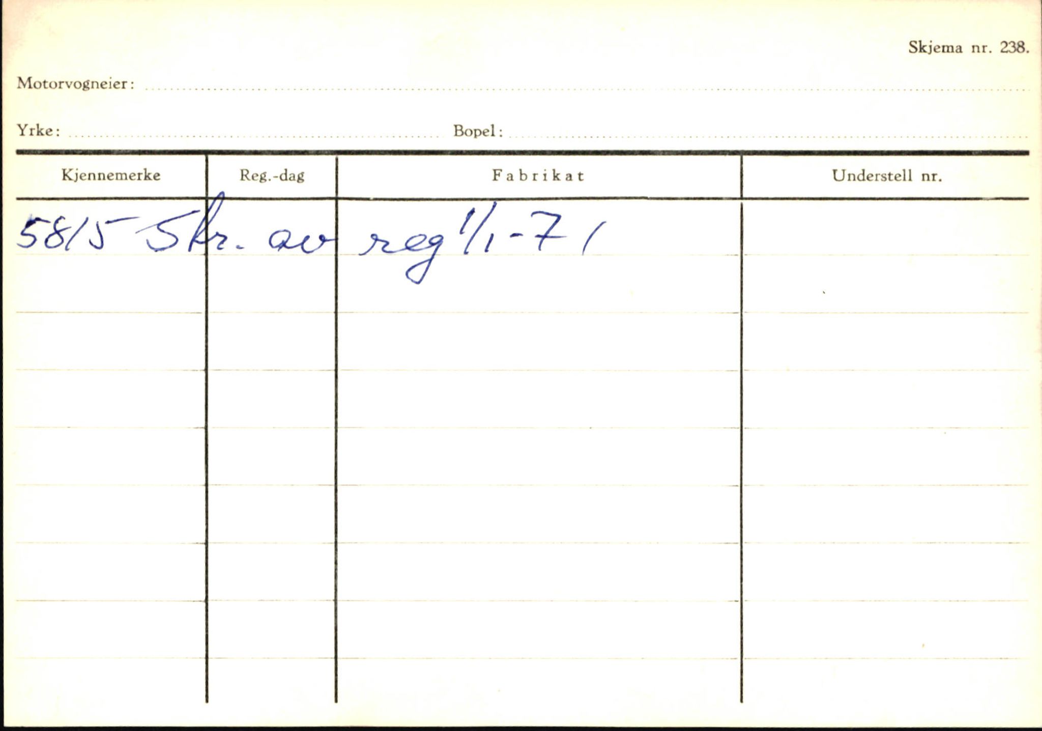 Statens vegvesen, Sogn og Fjordane vegkontor, AV/SAB-A-5301/4/F/L0146: Registerkort Årdal R-Å samt diverse kort, 1945-1975, p. 1512