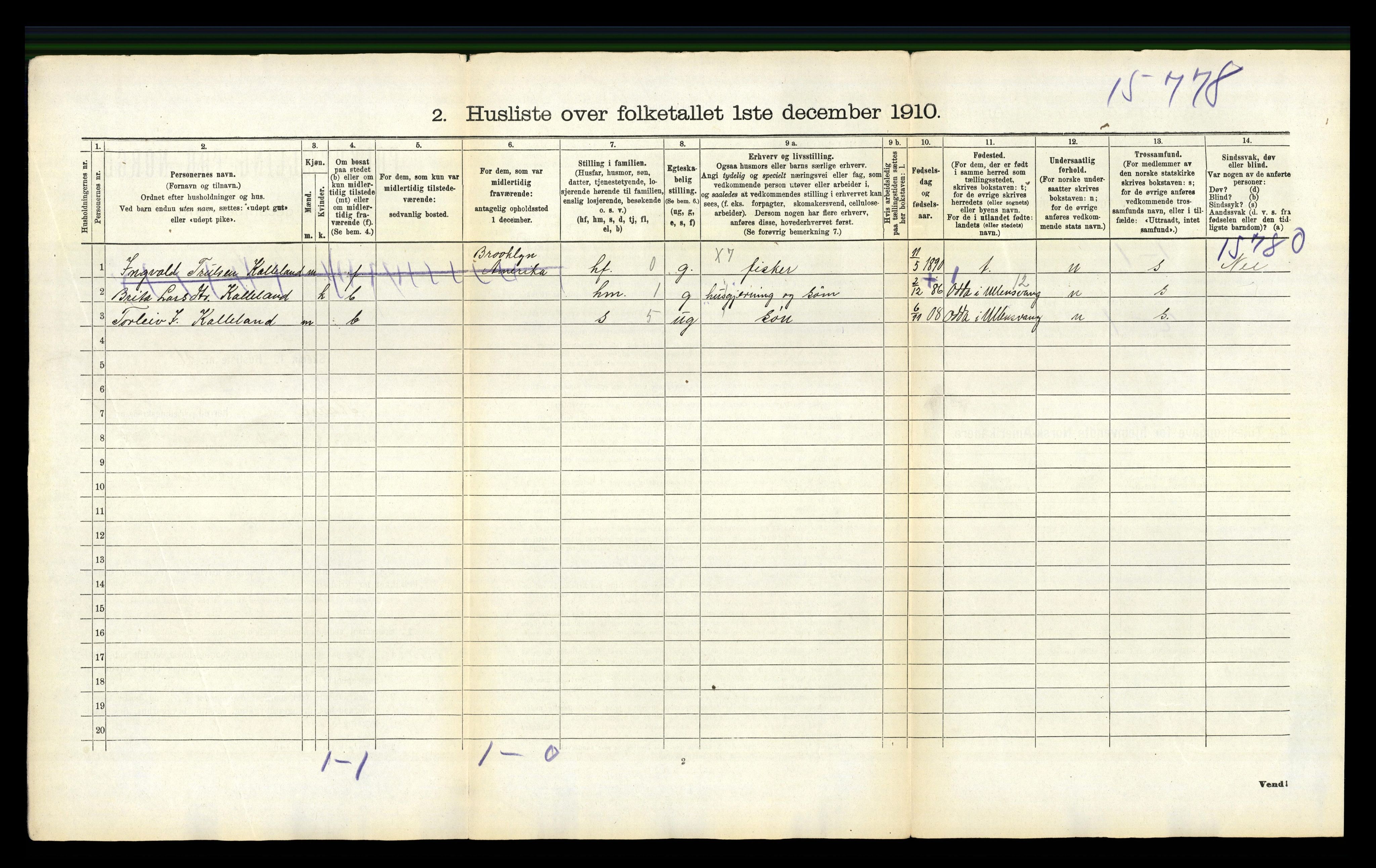 RA, 1910 census for Skåre, 1910, p. 65