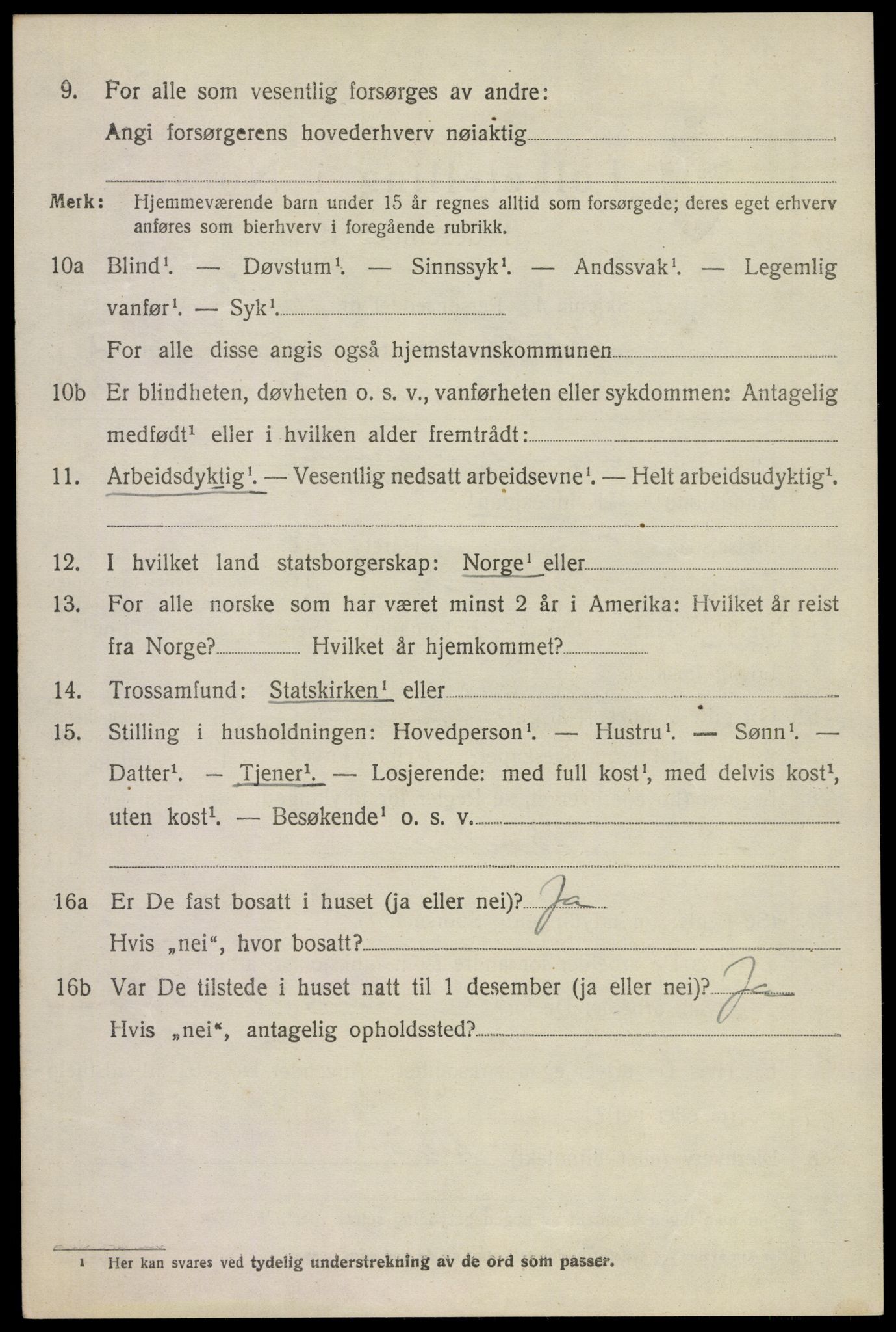 SAKO, 1920 census for Hof, 1920, p. 3872