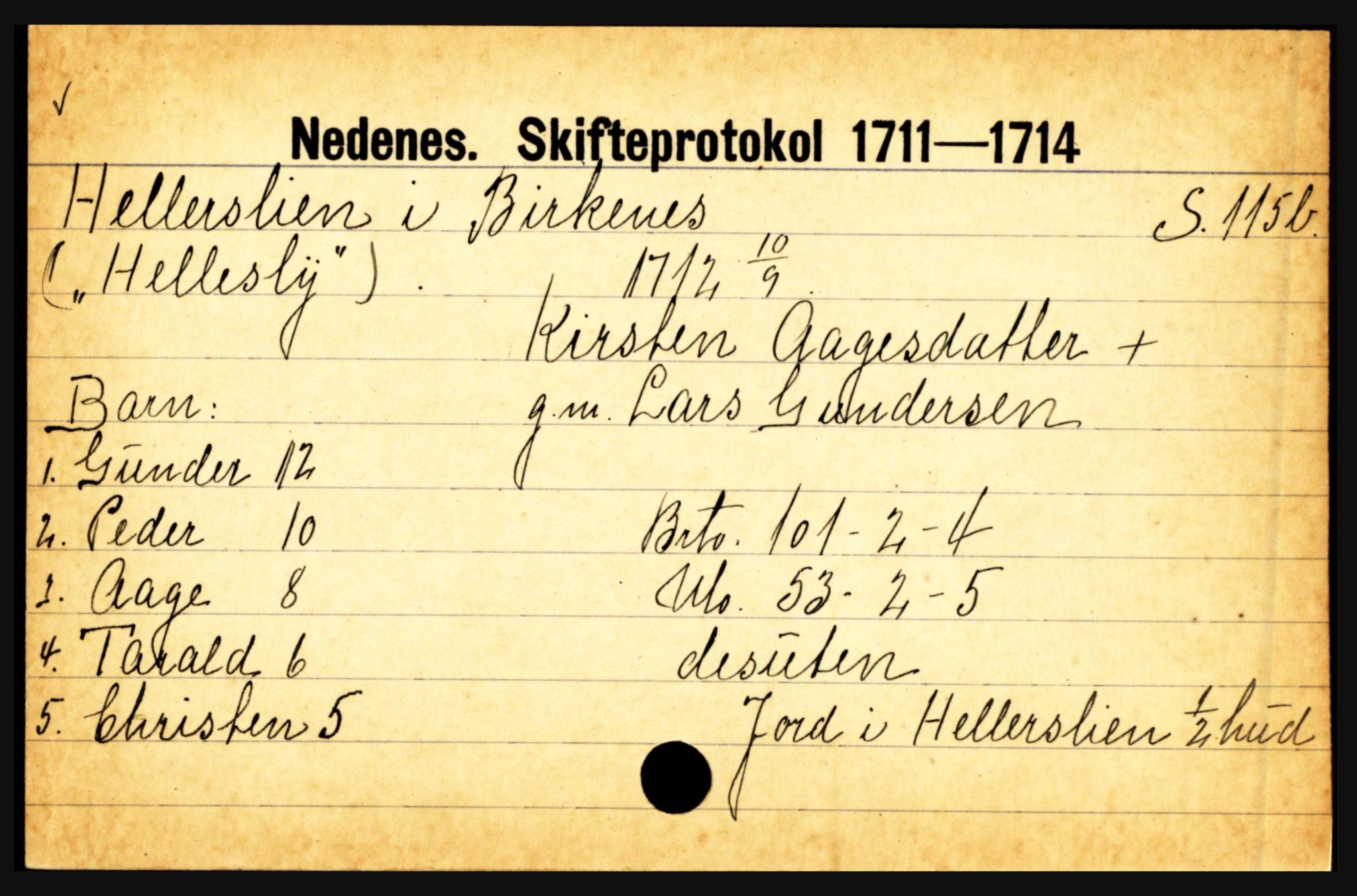 Nedenes sorenskriveri før 1824, AV/SAK-1221-0007/H, p. 11741