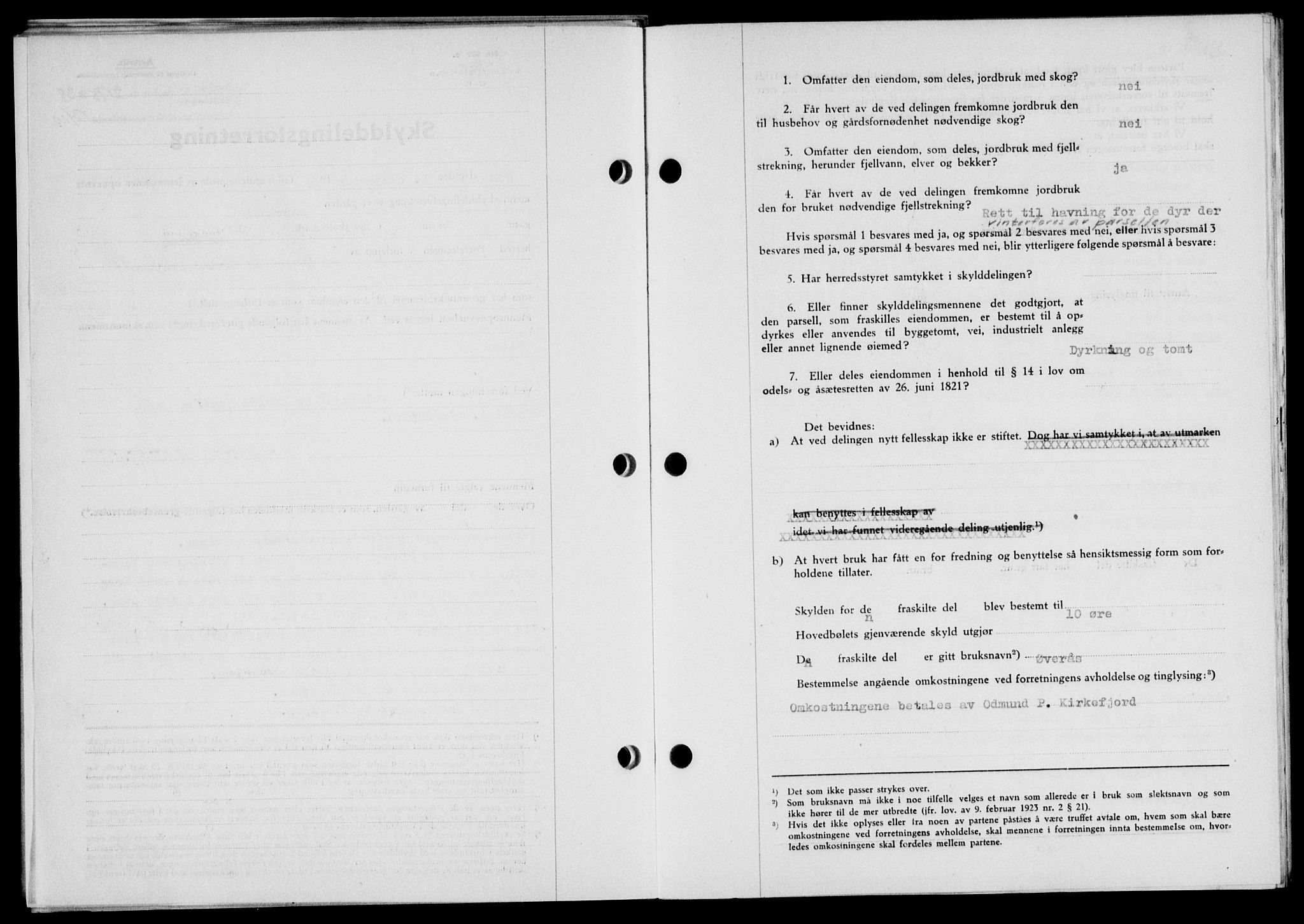 Lofoten sorenskriveri, SAT/A-0017/1/2/2C/L0004a: Mortgage book no. 4a, 1938-1938, Diary no: : 2175/1938