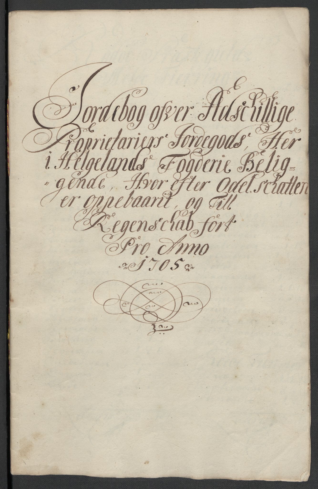 Rentekammeret inntil 1814, Reviderte regnskaper, Fogderegnskap, AV/RA-EA-4092/R65/L4508: Fogderegnskap Helgeland, 1702-1705, p. 443