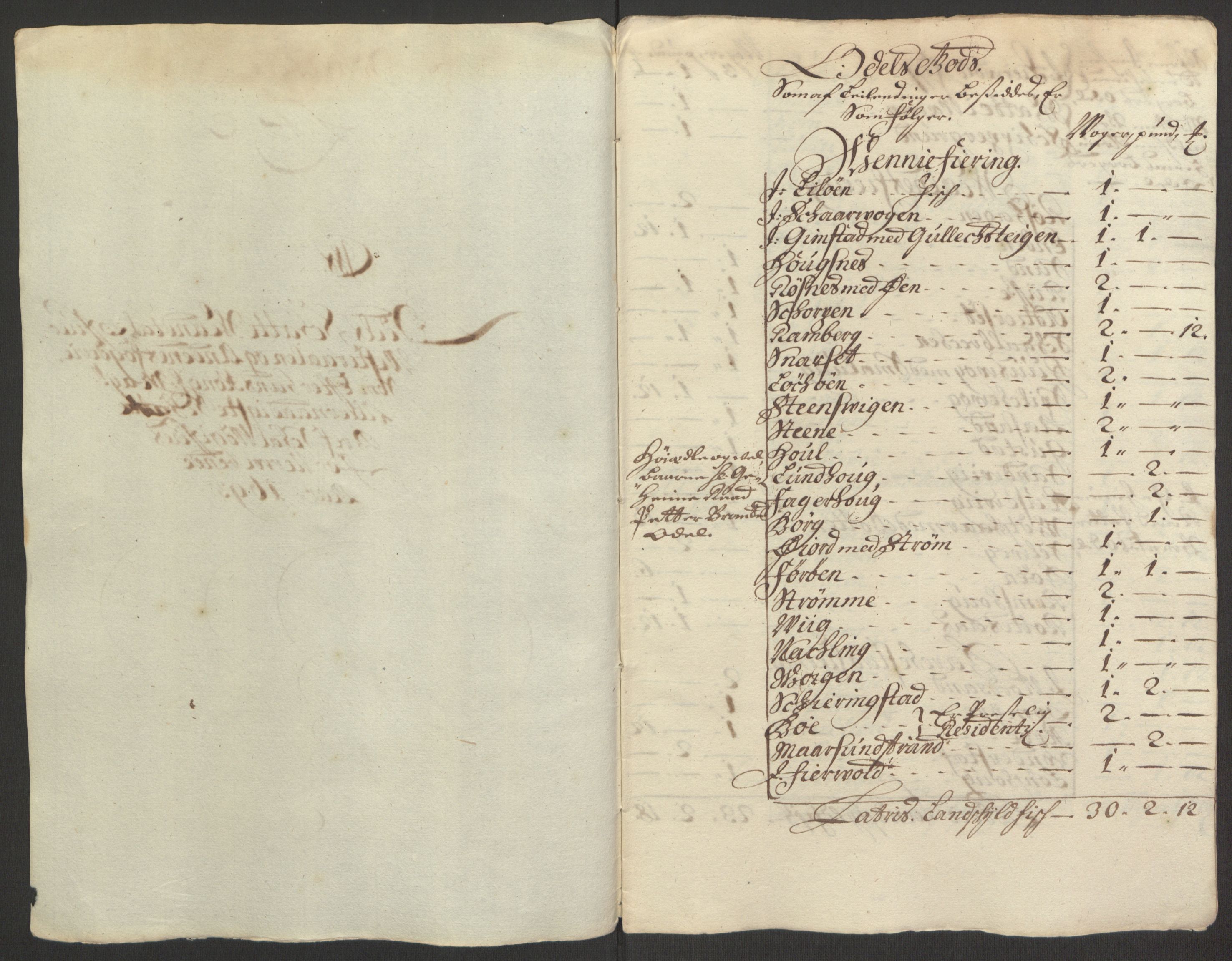 Rentekammeret inntil 1814, Reviderte regnskaper, Fogderegnskap, AV/RA-EA-4092/R67/L4676: Fogderegnskap Vesterålen, Andenes og Lofoten, 1691-1693, p. 268