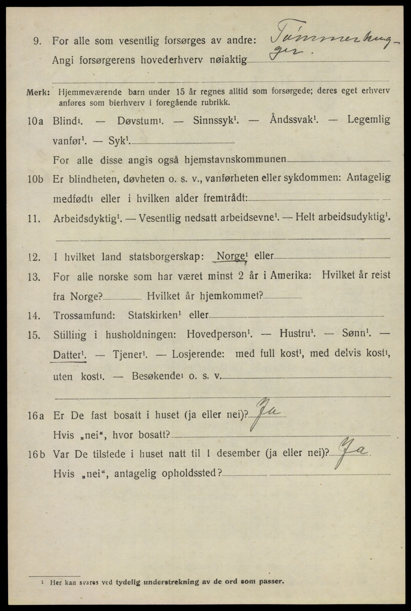 SAO, 1920 census for Nittedal, 1920, p. 2785