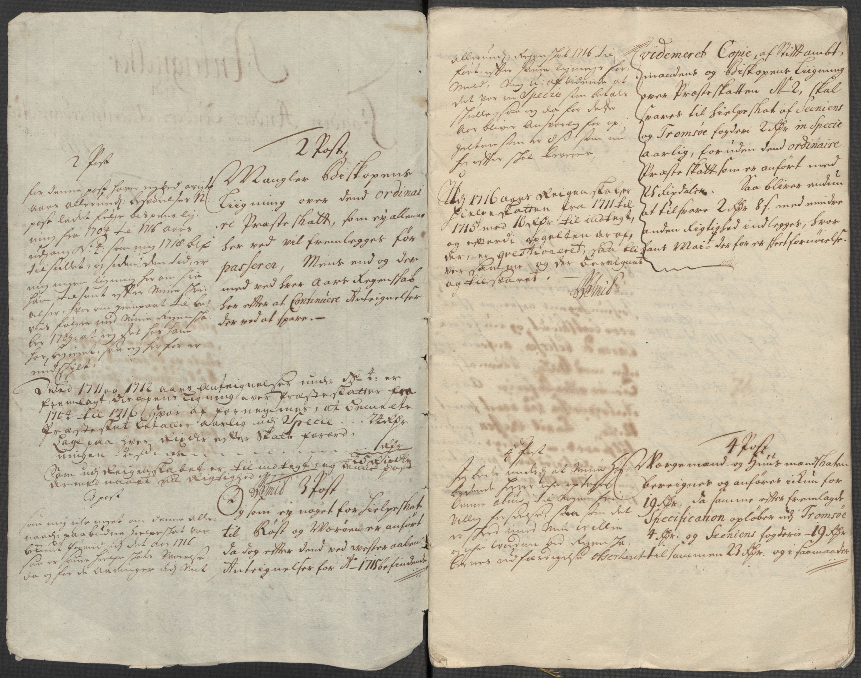 Rentekammeret inntil 1814, Reviderte regnskaper, Fogderegnskap, AV/RA-EA-4092/R68/L4759: Fogderegnskap Senja og Troms, 1713, p. 233