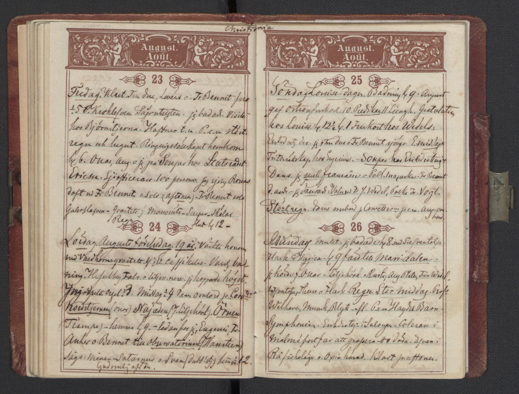 Bernadotte, AV/RA-PA-0318/F/L0001/0003: Privat materiale fra Bernadottefamilien / Dagbok, 1850, p. 66